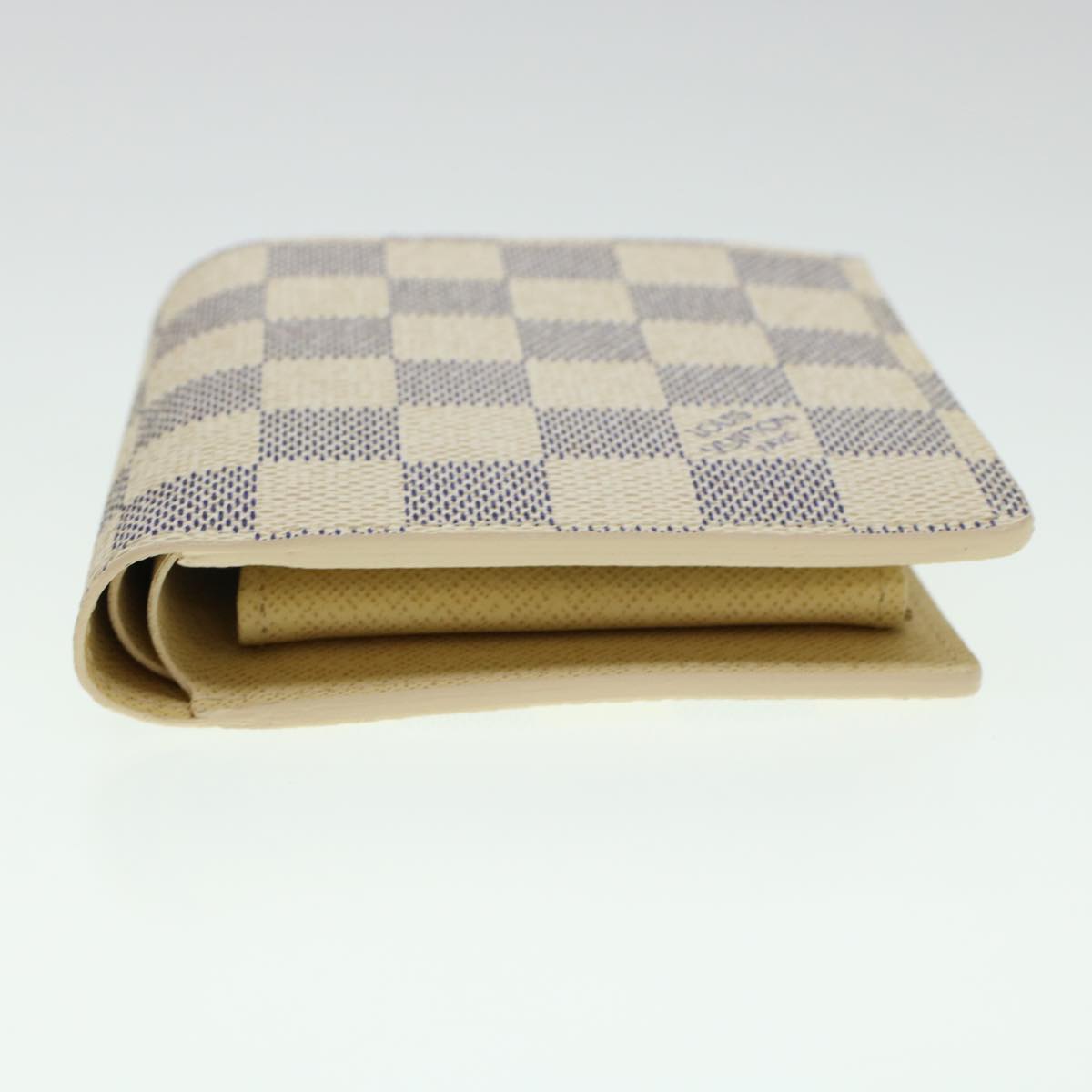 LOUIS VUITTON Damier Azur Porte Feuille Marco Bifold Wallet N60018 Auth 41884A