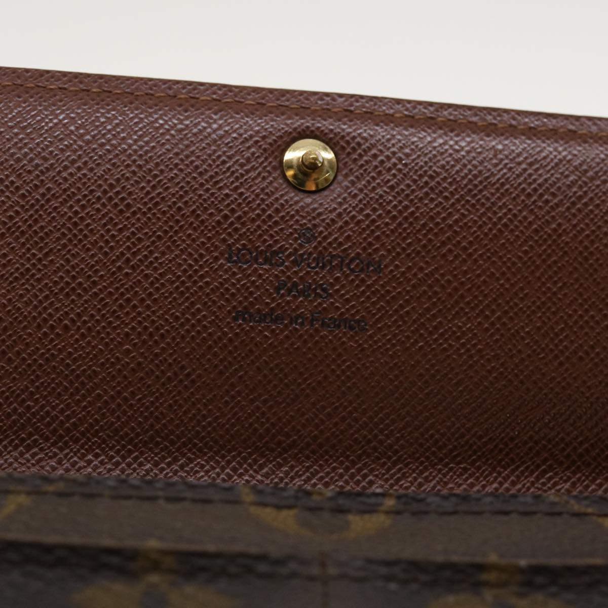 LOUIS VUITTON Monogram Portefeuille Sarah Long Wallet M60531 LV Auth 41891