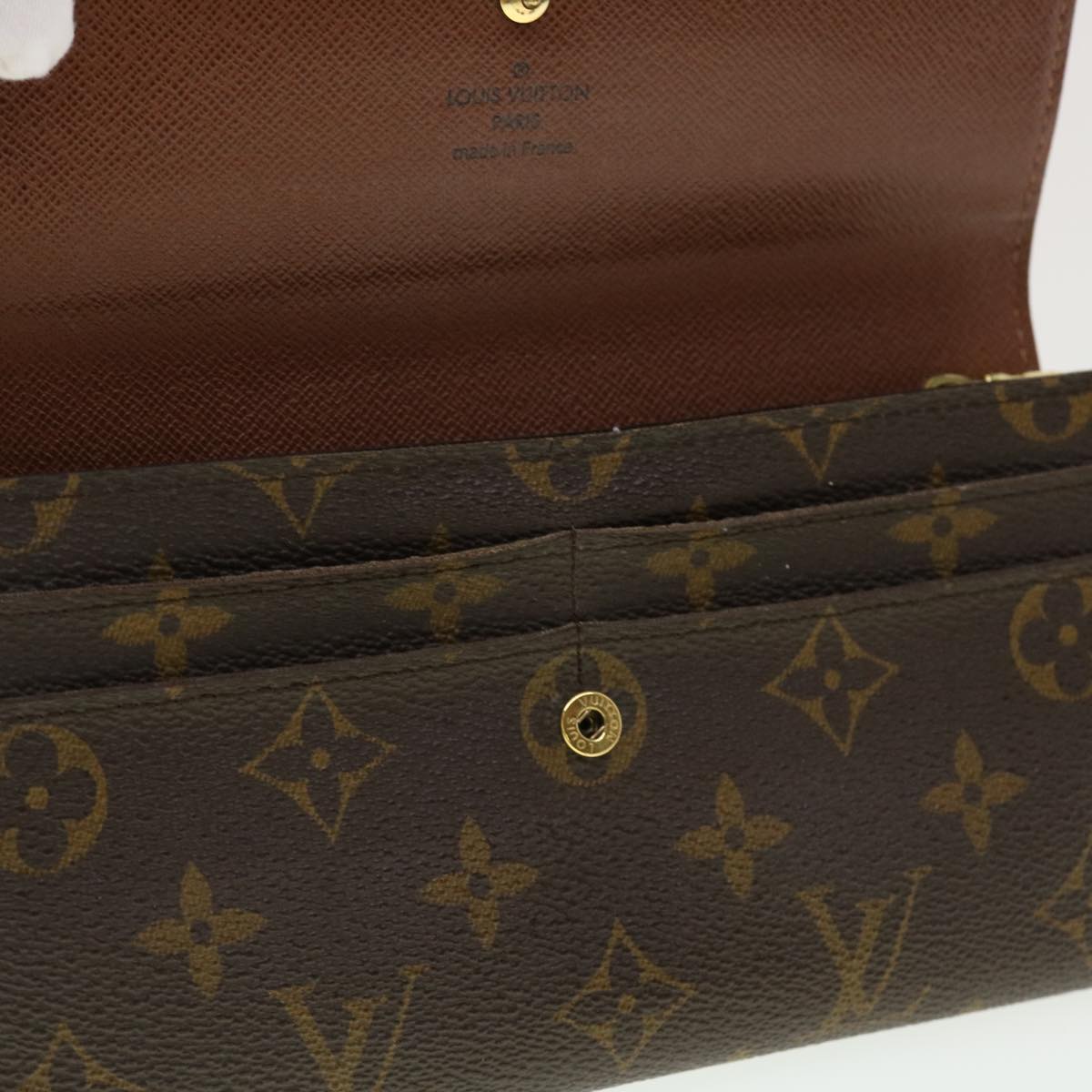 LOUIS VUITTON Monogram Portefeuille Sarah Long Wallet M60531 LV Auth 41891