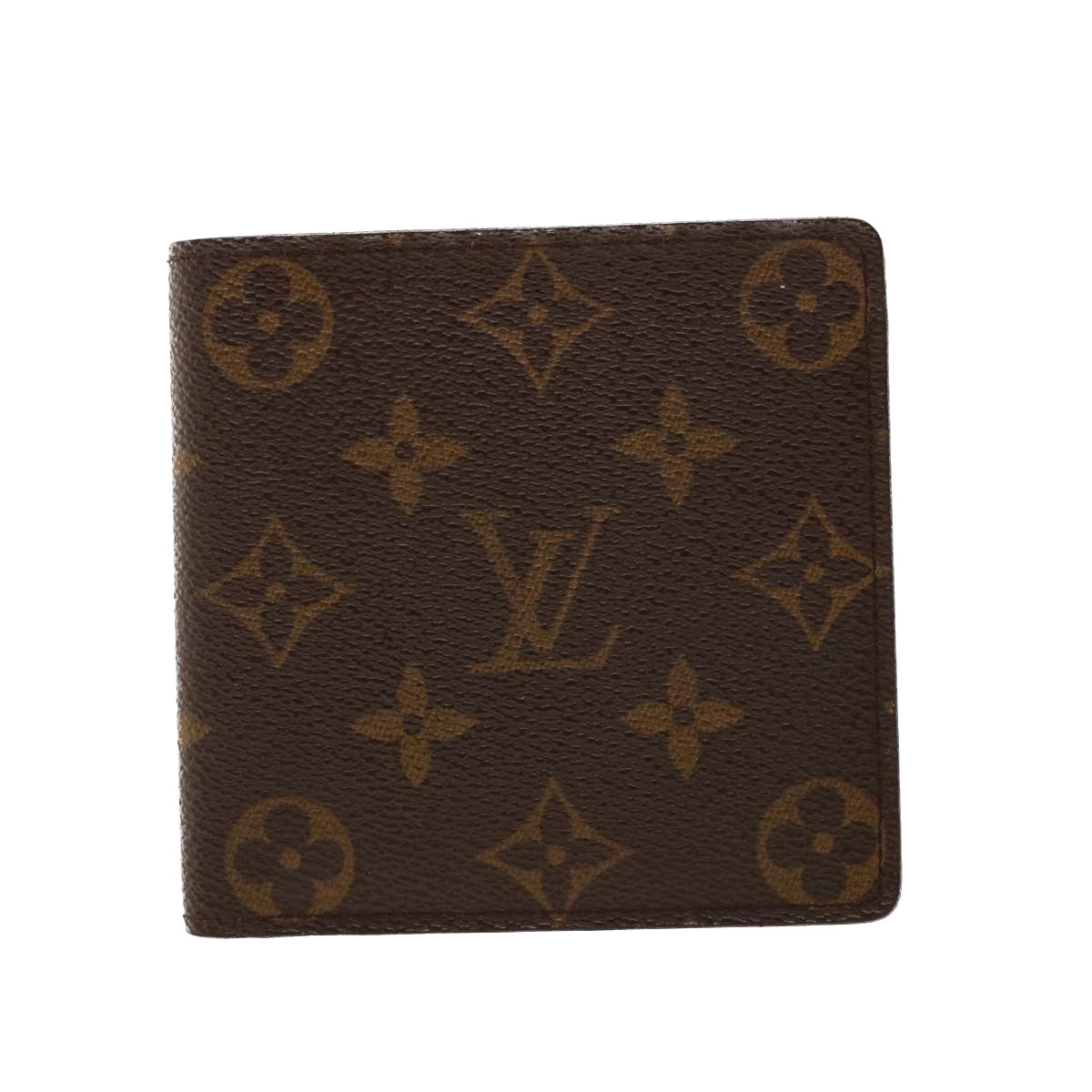 LOUIS VUITTON Monogram Portefeuille Marco Bifold Wallet M61675 LV Auth 41892