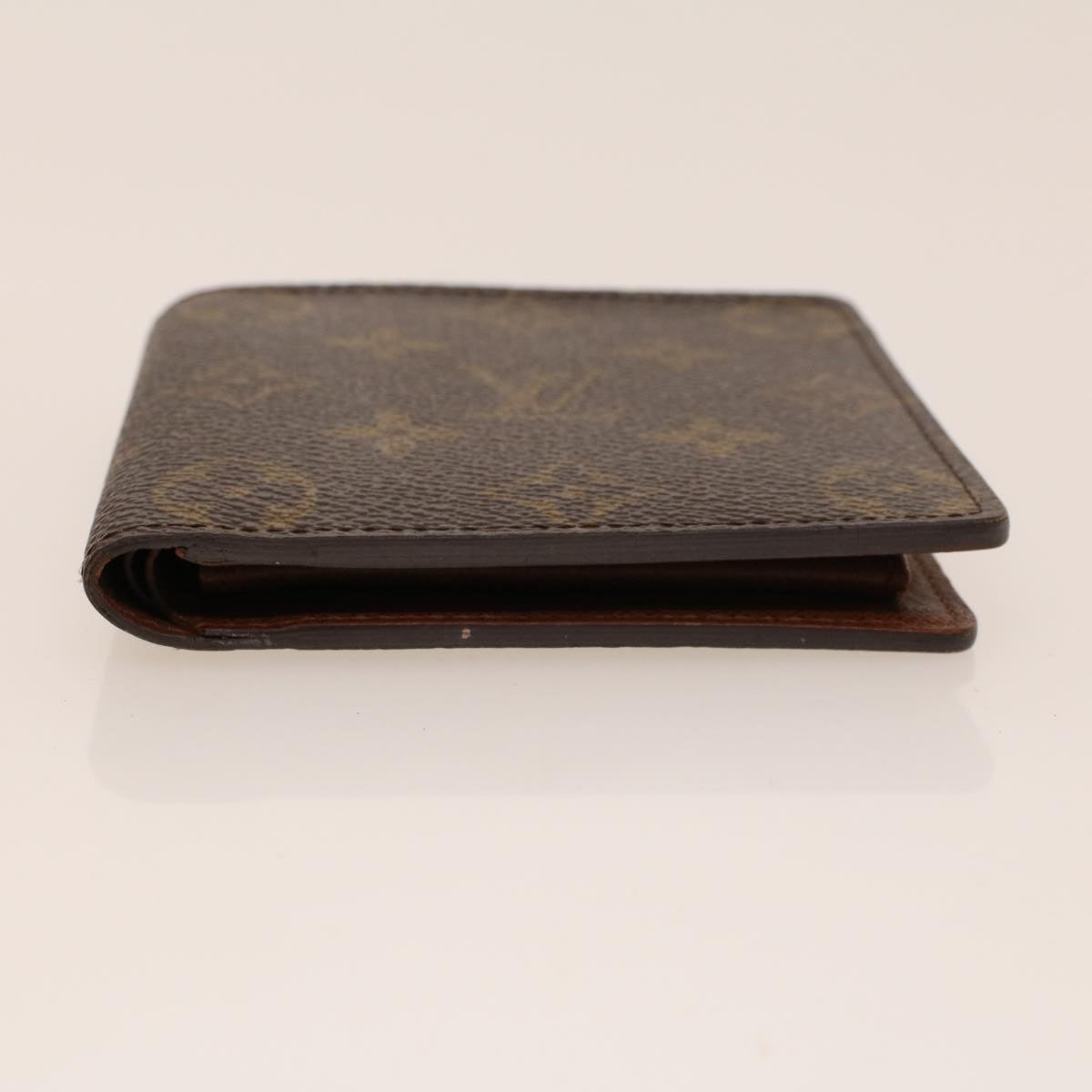 LOUIS VUITTON Monogram Portefeuille Marco Bifold Wallet M61675 LV Auth 41892