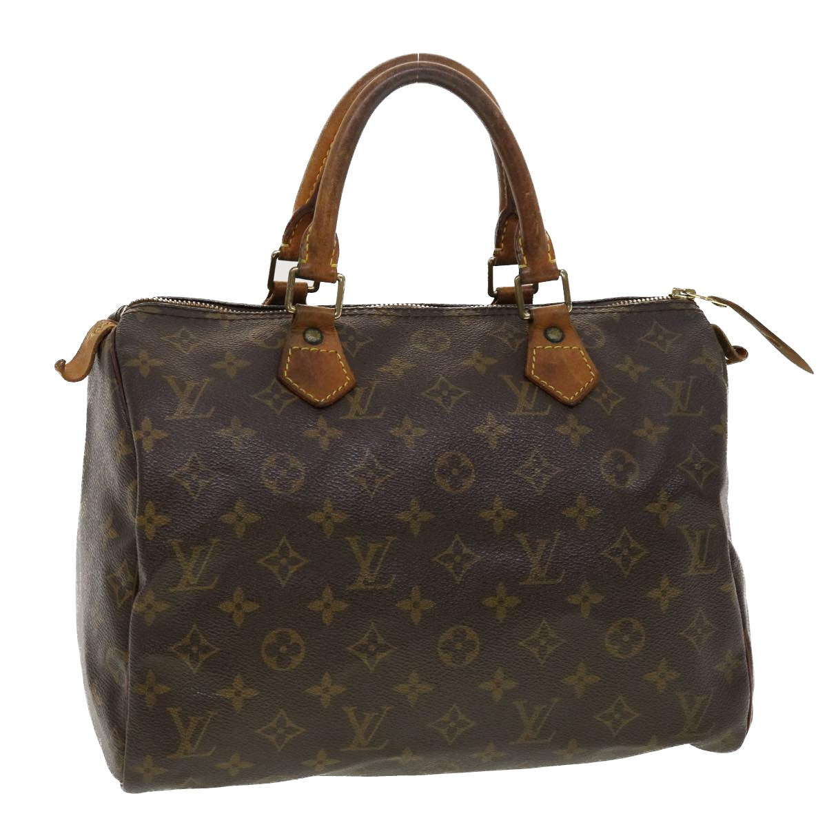 LOUIS VUITTON Monogram Speedy 30 Hand Bag M41526 LV Auth 41902