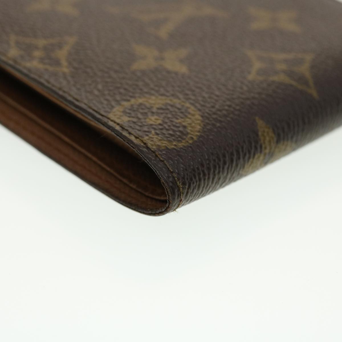 LOUIS VUITTON Monogram Portefeuille Marco Bifold Wallet M61675 LV Auth 41909