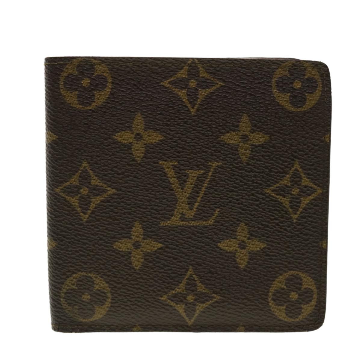 LOUIS VUITTON Monogram Portefeuille Marco Bifold Wallet M61675 LV Auth 41909