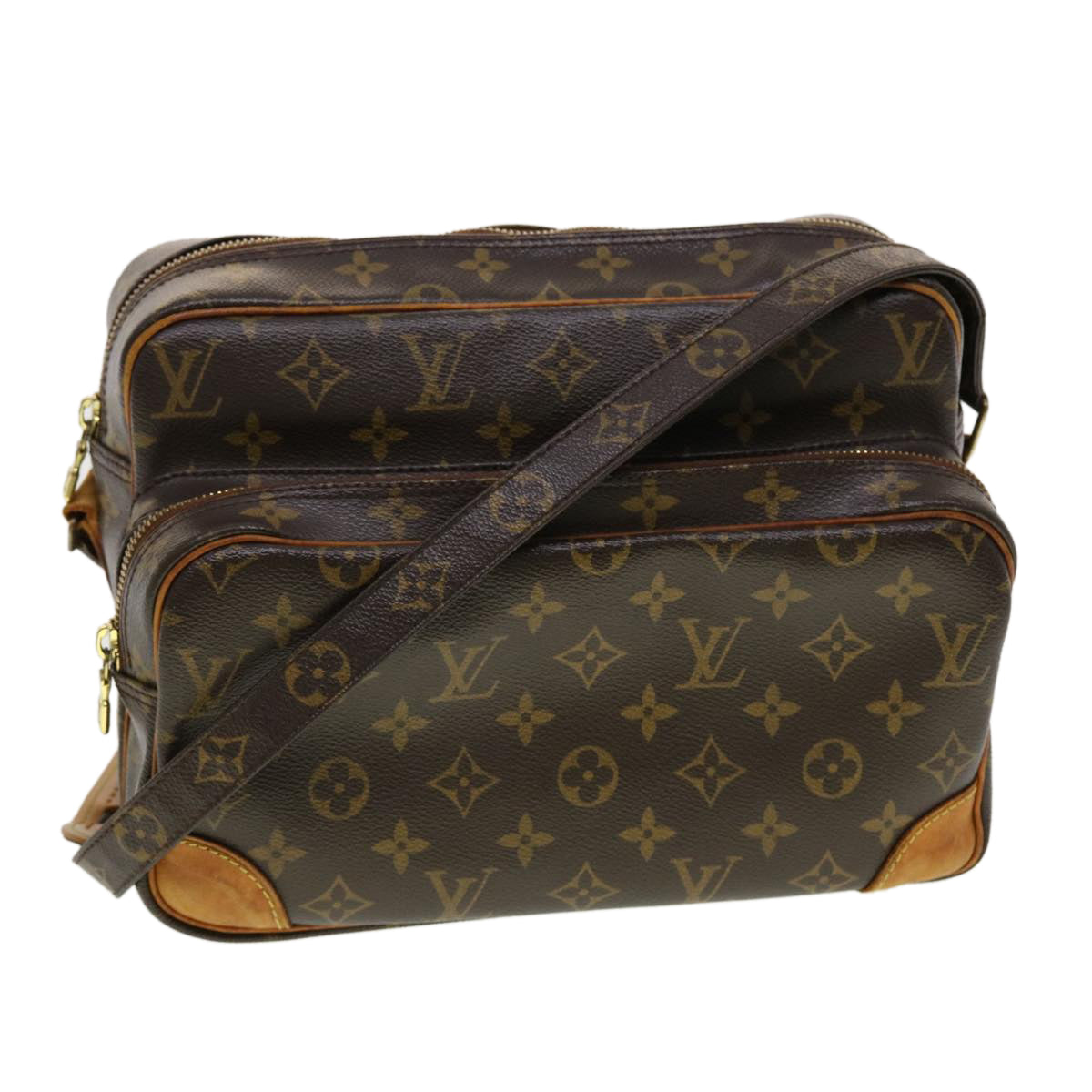 LOUIS VUITTON Monogram Nile Shoulder Bag M45244 LV Auth 41915