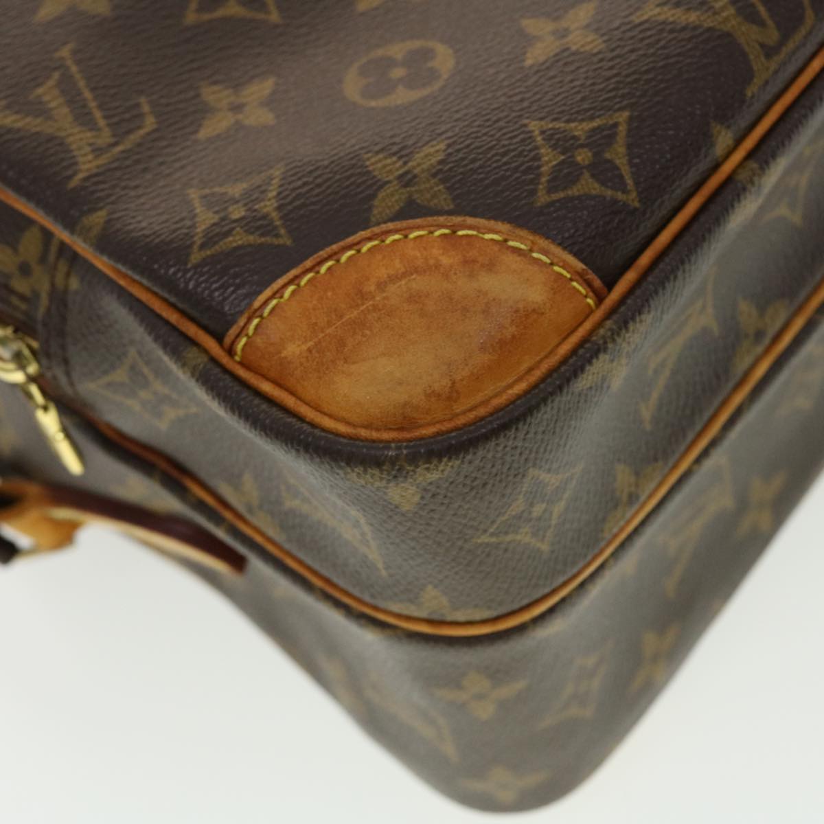 LOUIS VUITTON Monogram Nile Shoulder Bag M45244 LV Auth 41915