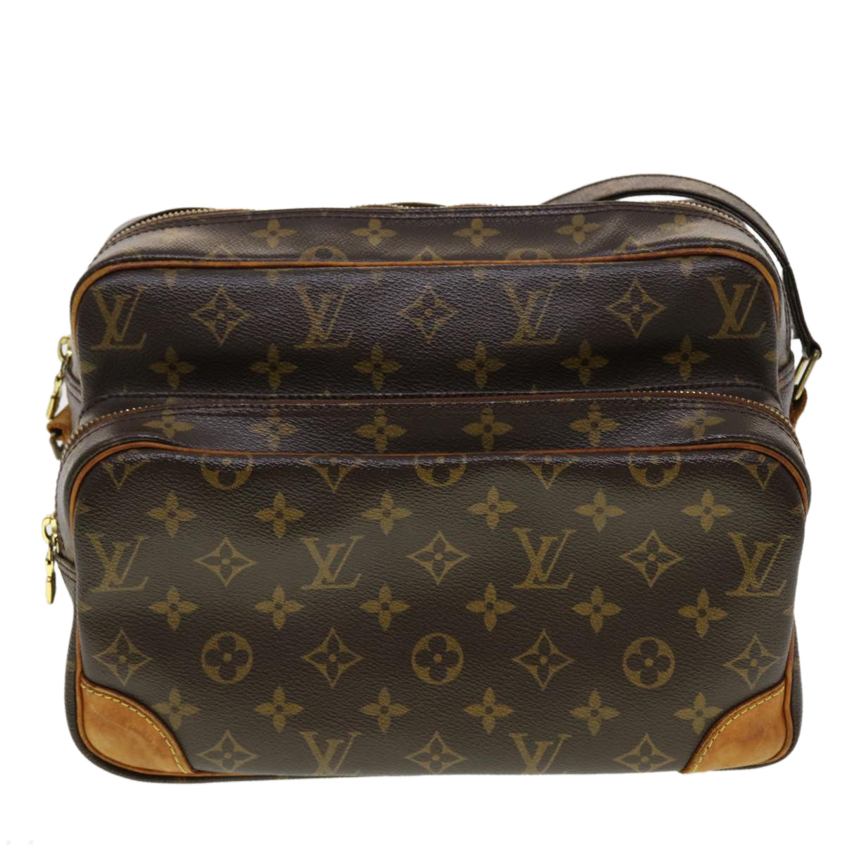 LOUIS VUITTON Monogram Nile Shoulder Bag M45244 LV Auth 41915