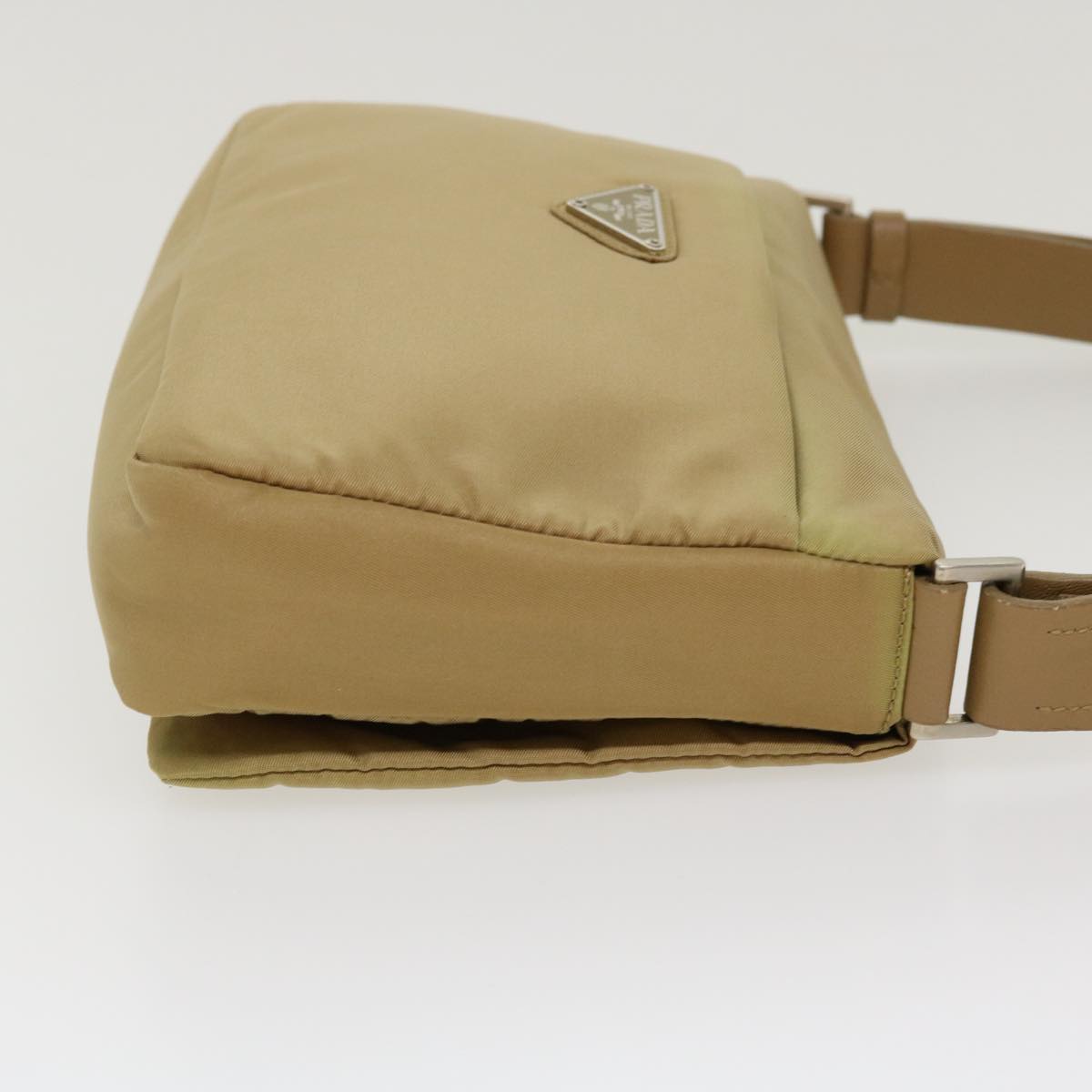 PRADA Shoulder Bag Nylon Khaki Auth 41951
