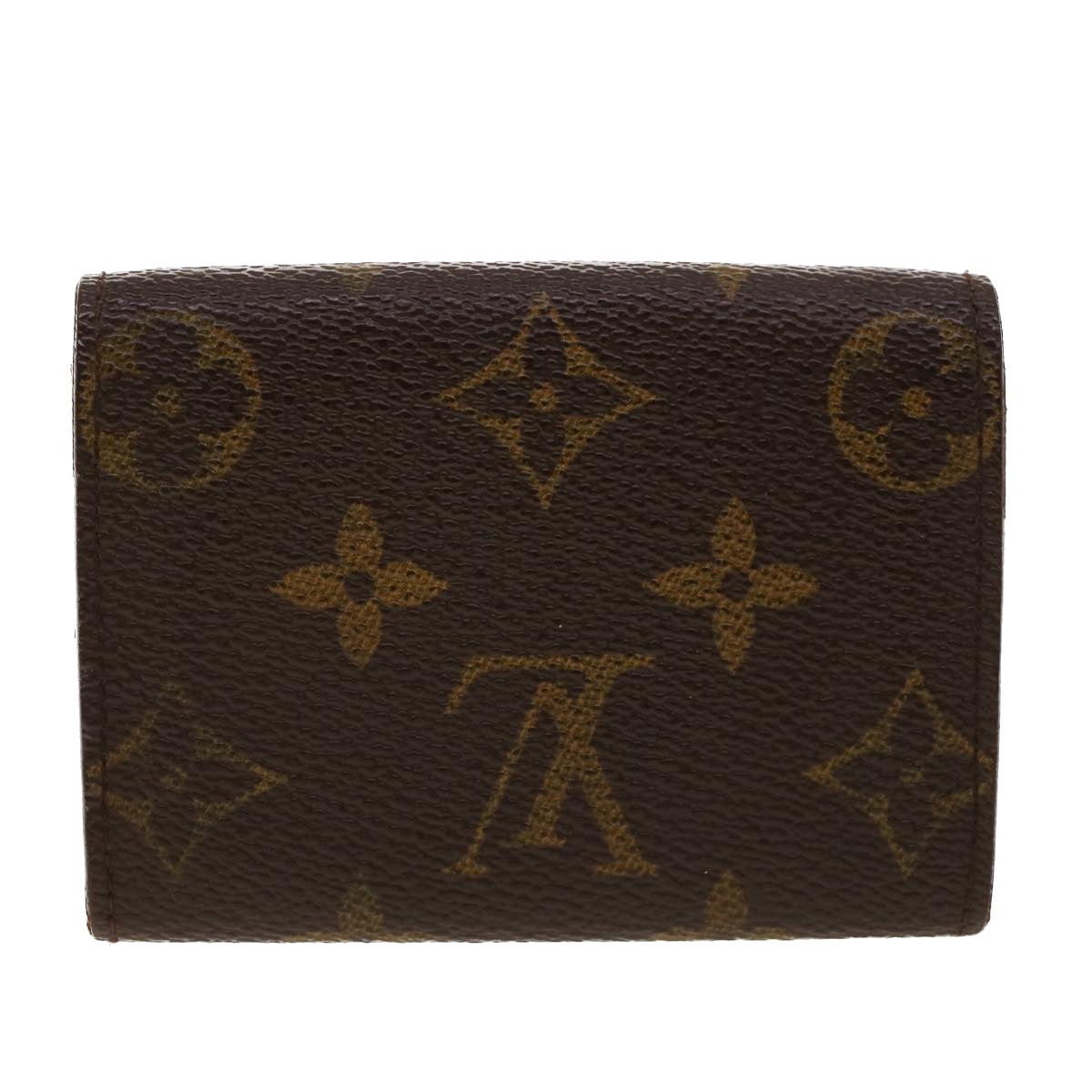 LOUIS VUITTON Monogram Porte MonnaiePlat Coin Purse M61930 LV Auth 41967 - 0