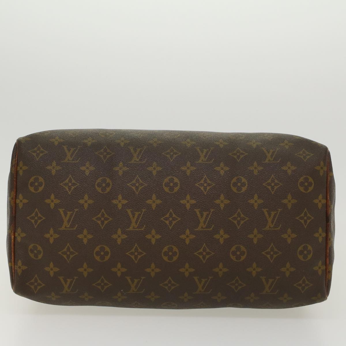 LOUIS VUITTON Monogram Speedy 35 Hand Bag M41524 LV Auth 42000