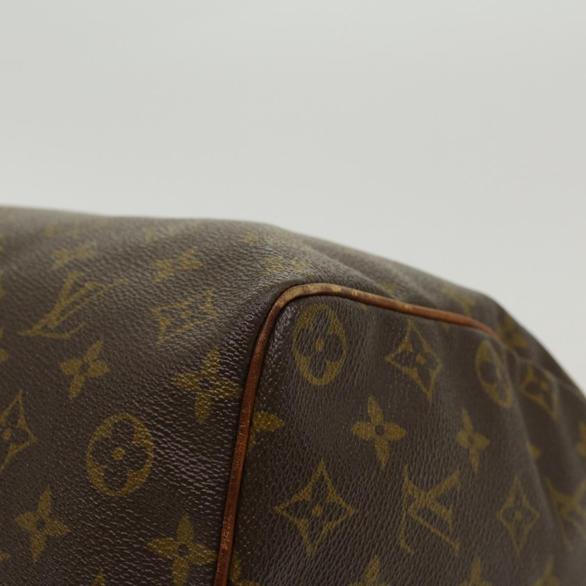 LOUIS VUITTON Monogram Speedy 35 Hand Bag M41524 LV Auth 42000