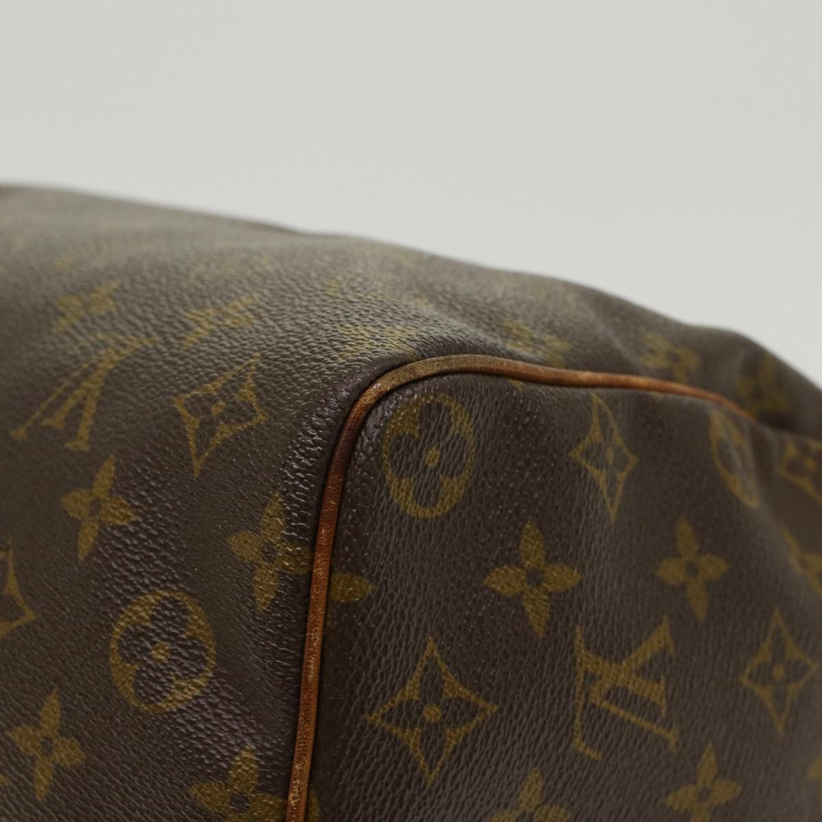 LOUIS VUITTON Monogram Speedy 35 Hand Bag M41524 LV Auth 42000