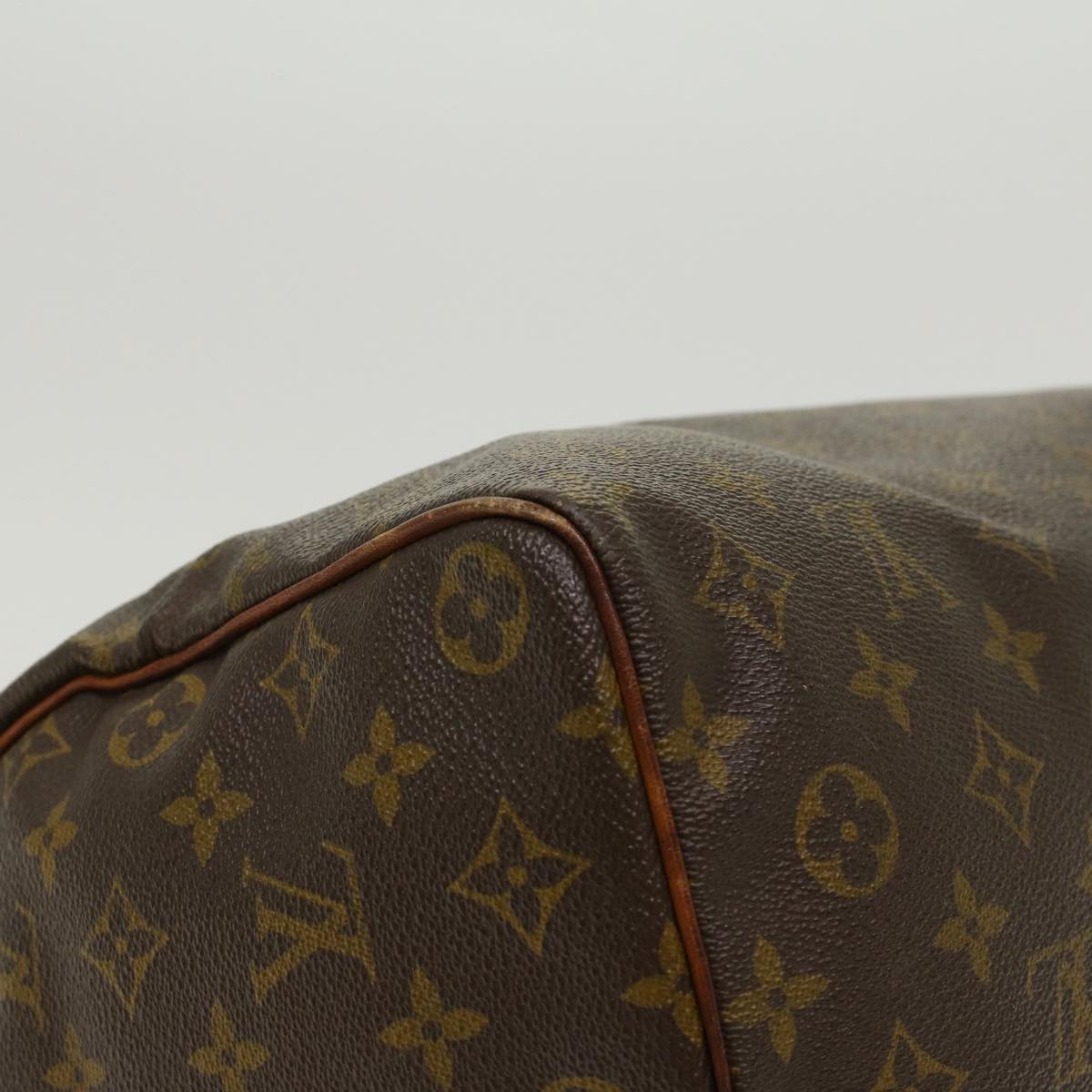 LOUIS VUITTON Monogram Speedy 35 Hand Bag M41524 LV Auth 42000