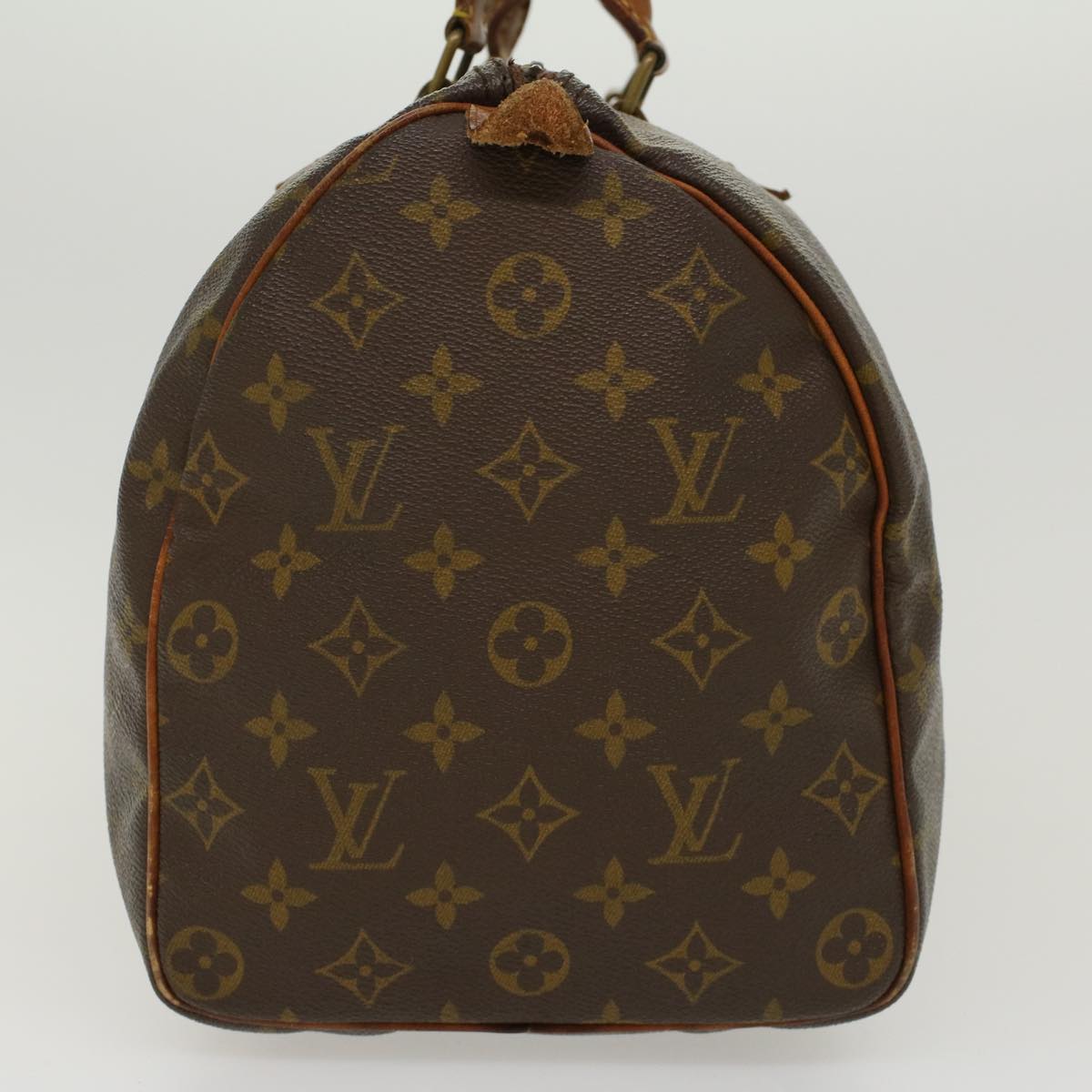 LOUIS VUITTON Monogram Speedy 35 Hand Bag M41524 LV Auth 42000