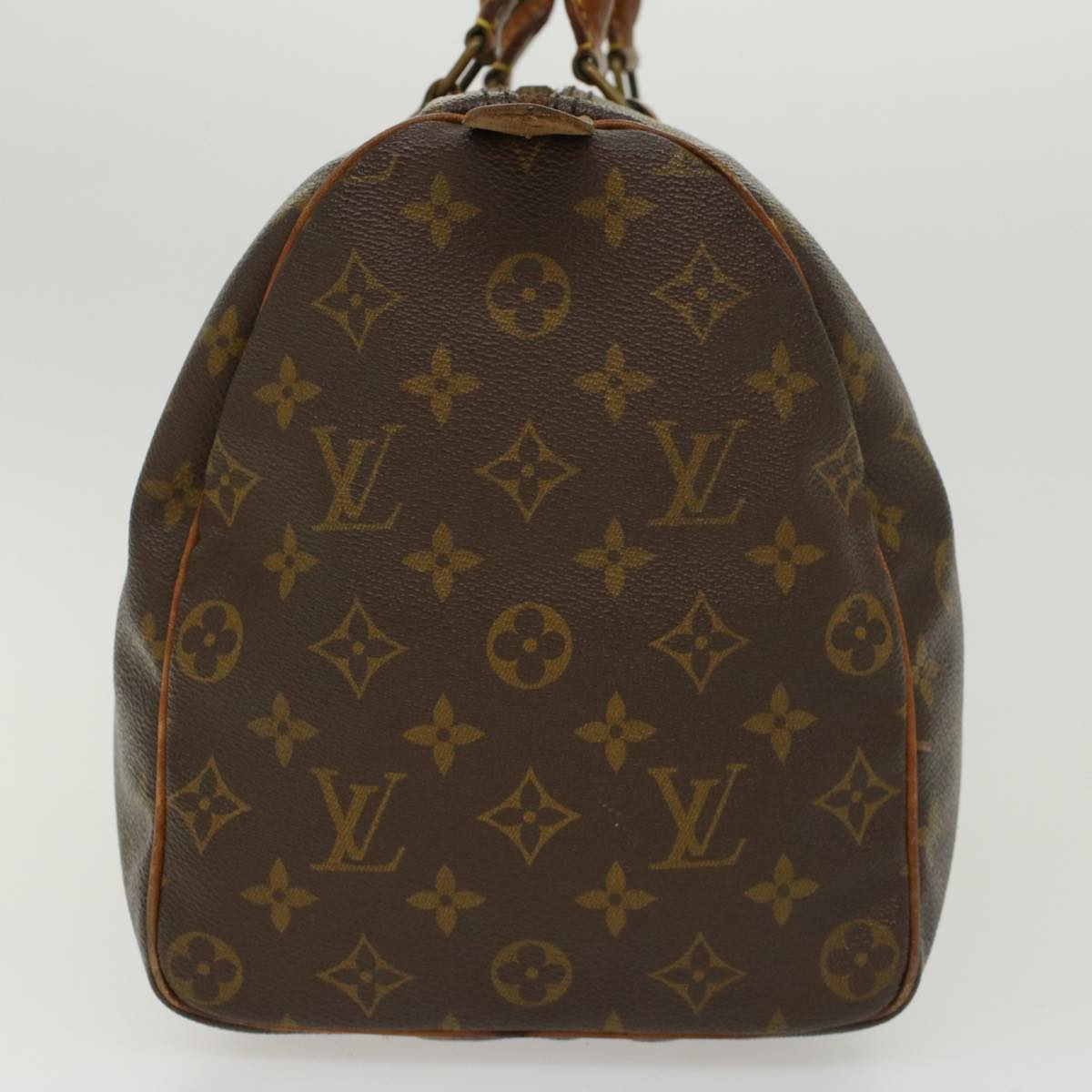 LOUIS VUITTON Monogram Speedy 35 Hand Bag M41524 LV Auth 42000