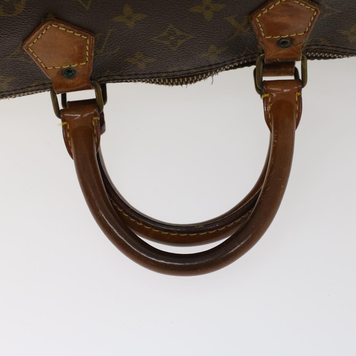 LOUIS VUITTON Monogram Speedy 35 Hand Bag M41524 LV Auth 42000