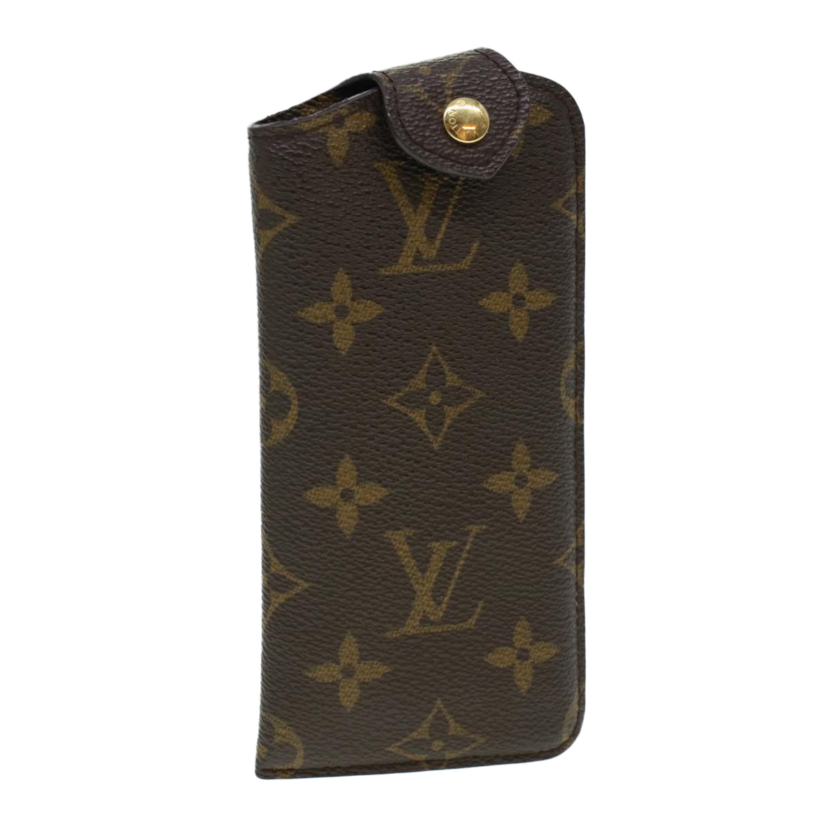 LOUIS VUITTON Monogram Etui Lunette PM Glasses Case M66545 LV Auth 42016