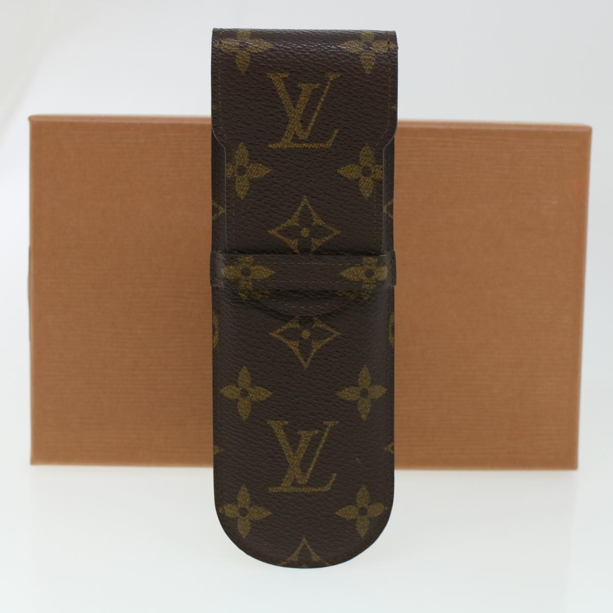 LOUIS VUITTON Monogram Etui Lunette Rabat Glasses Case M62970 LV Auth 42017