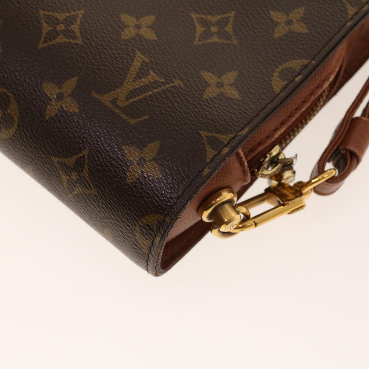 LOUIS VUITTON Monogram Orsay Clutch Bag M51790 LV Auth 42021