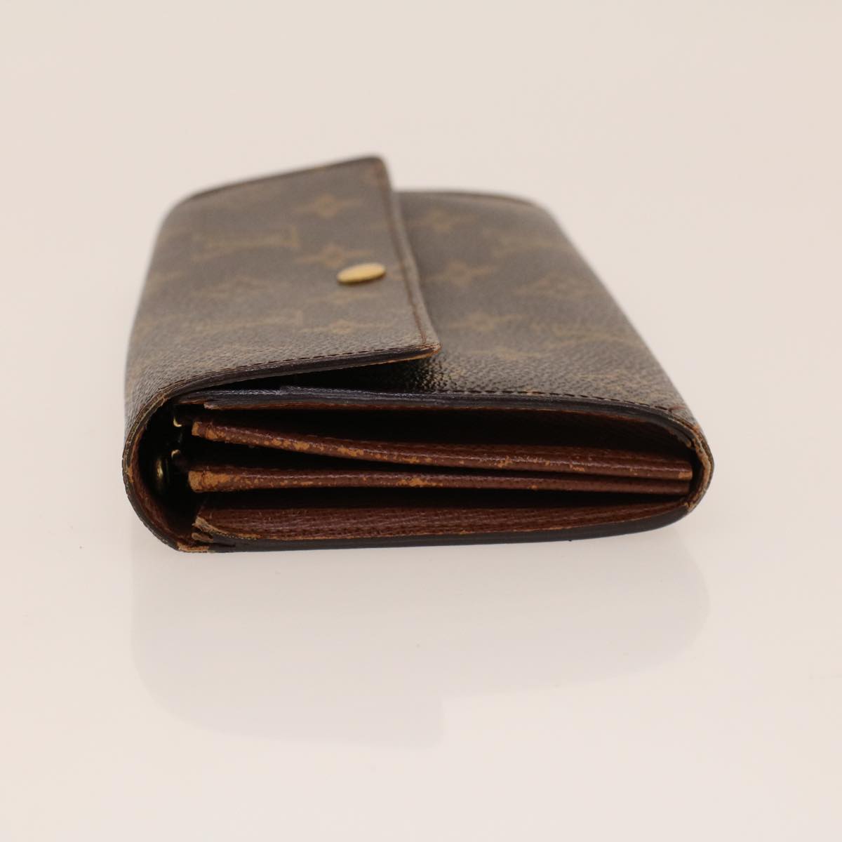 LOUIS VUITTON Monogram Portefeuille Sarah Long Wallet M60531 LV Auth 42023