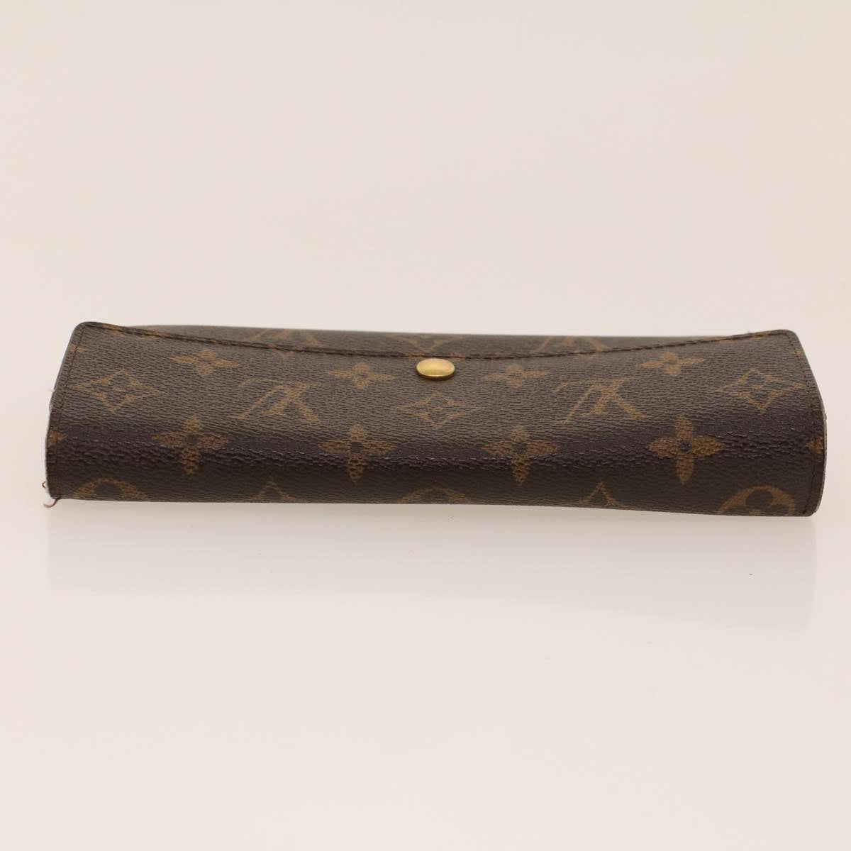 LOUIS VUITTON Monogram Portefeuille Sarah Long Wallet M60531 LV Auth 42023