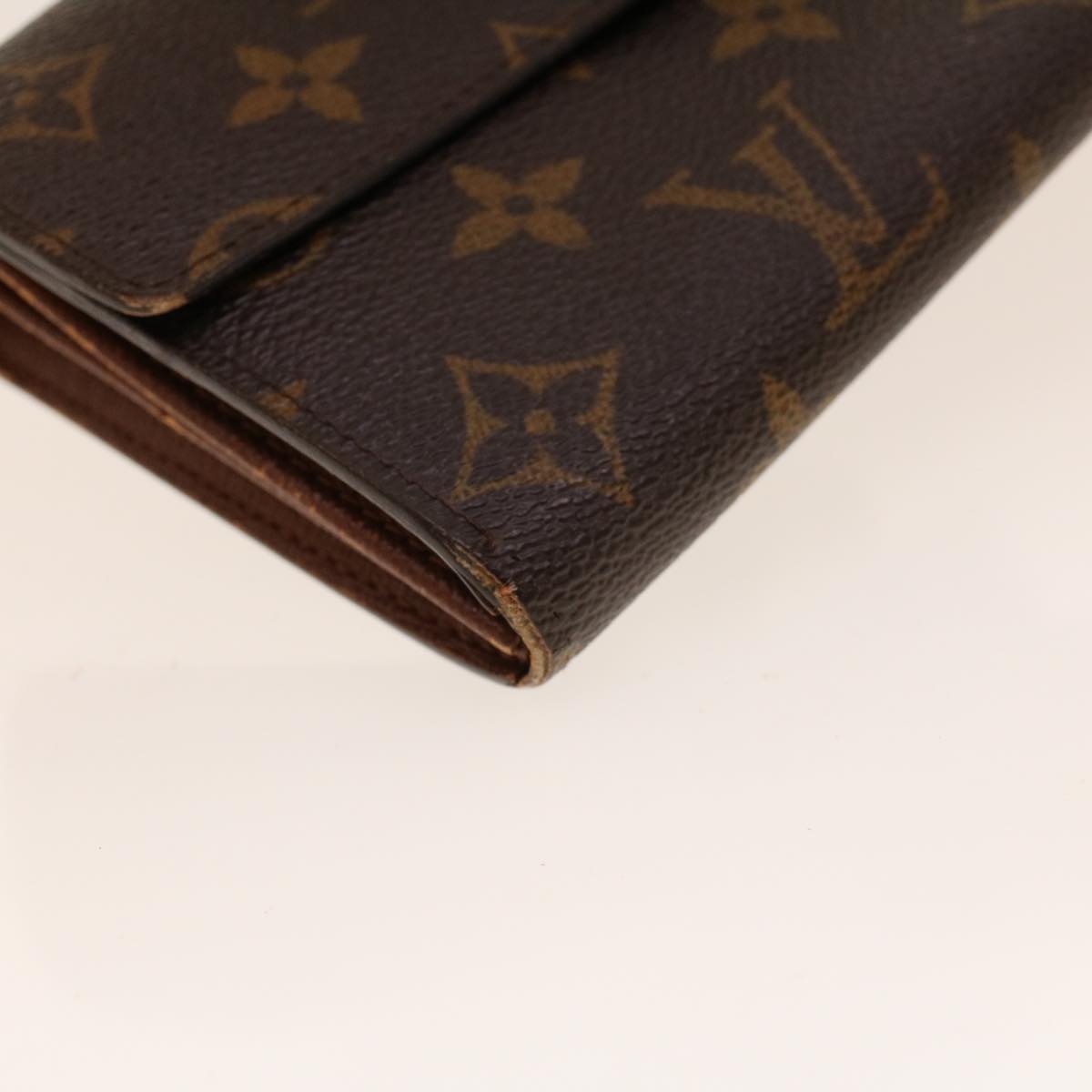 LOUIS VUITTON Monogram Portefeuille Sarah Long Wallet M60531 LV Auth 42023