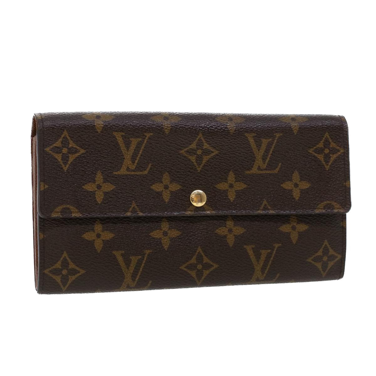 LOUIS VUITTON Monogram Portefeuille Sarah Long Wallet M60531 LV Auth 42024