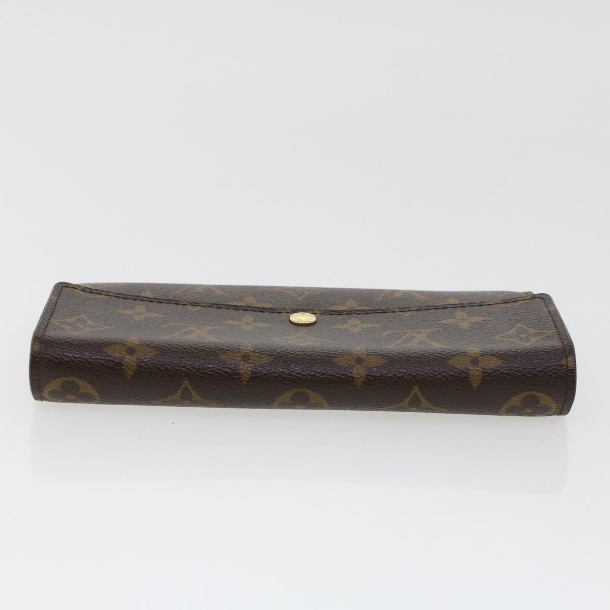 LOUIS VUITTON Monogram Portefeuille Sarah Long Wallet M60531 LV Auth 42024