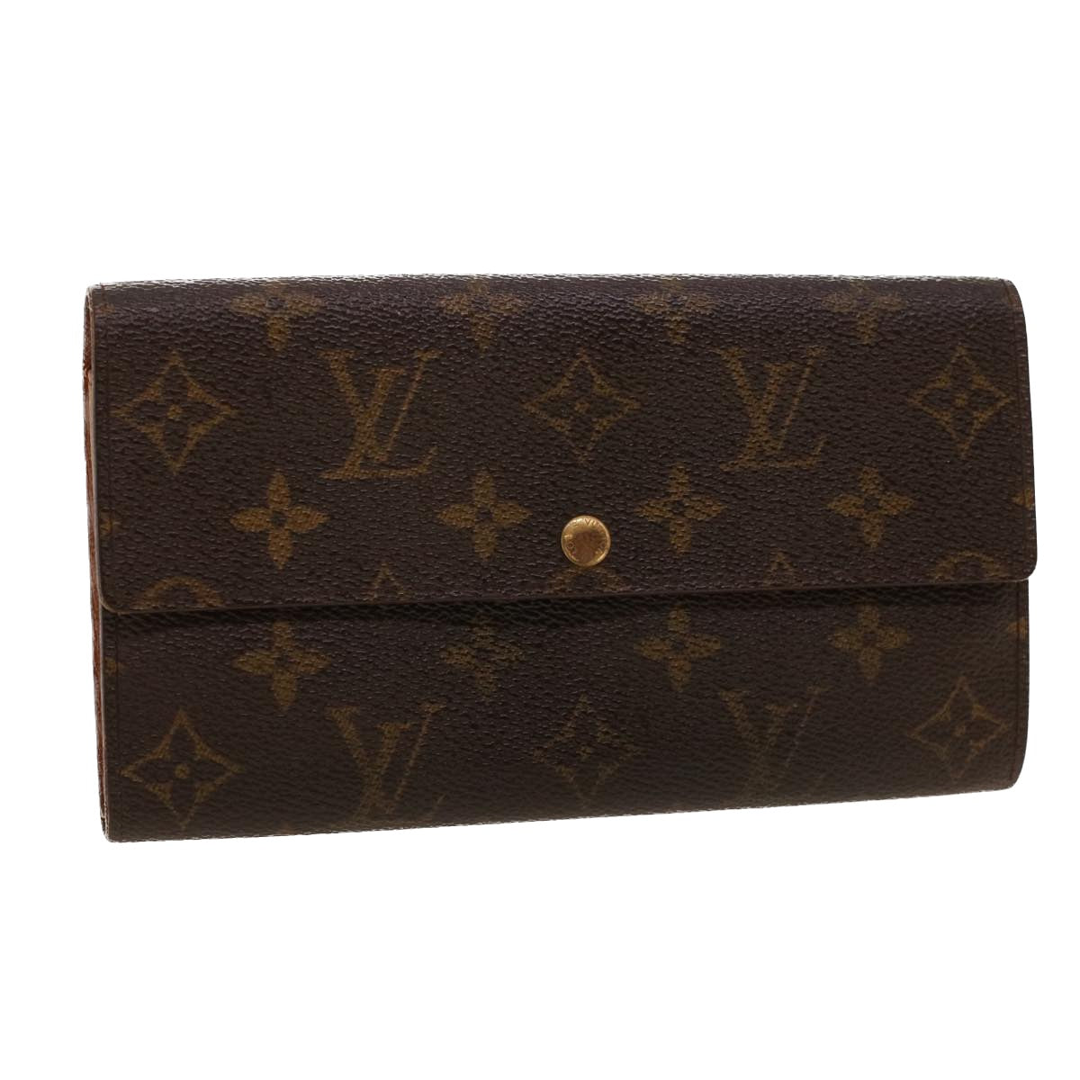 LOUIS VUITTON Monogram Portefeuille Sarah Long Wallet M60531 LV Auth 42025