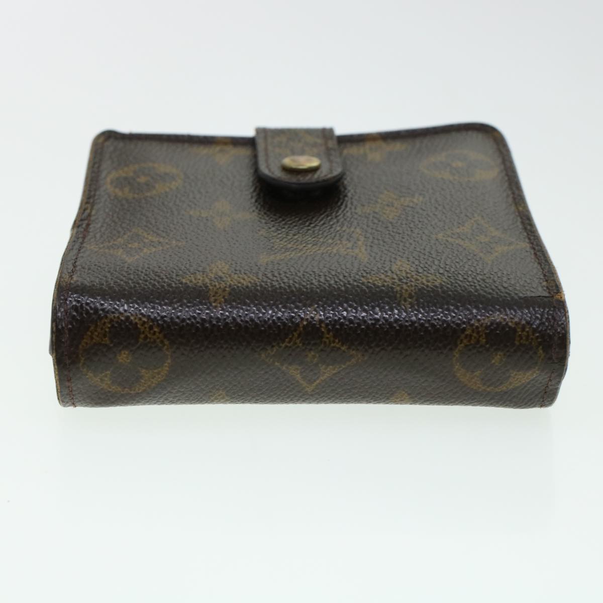 LOUIS VUITTON Monogram Compact Zip Wallet M61667 LV Auth 42026