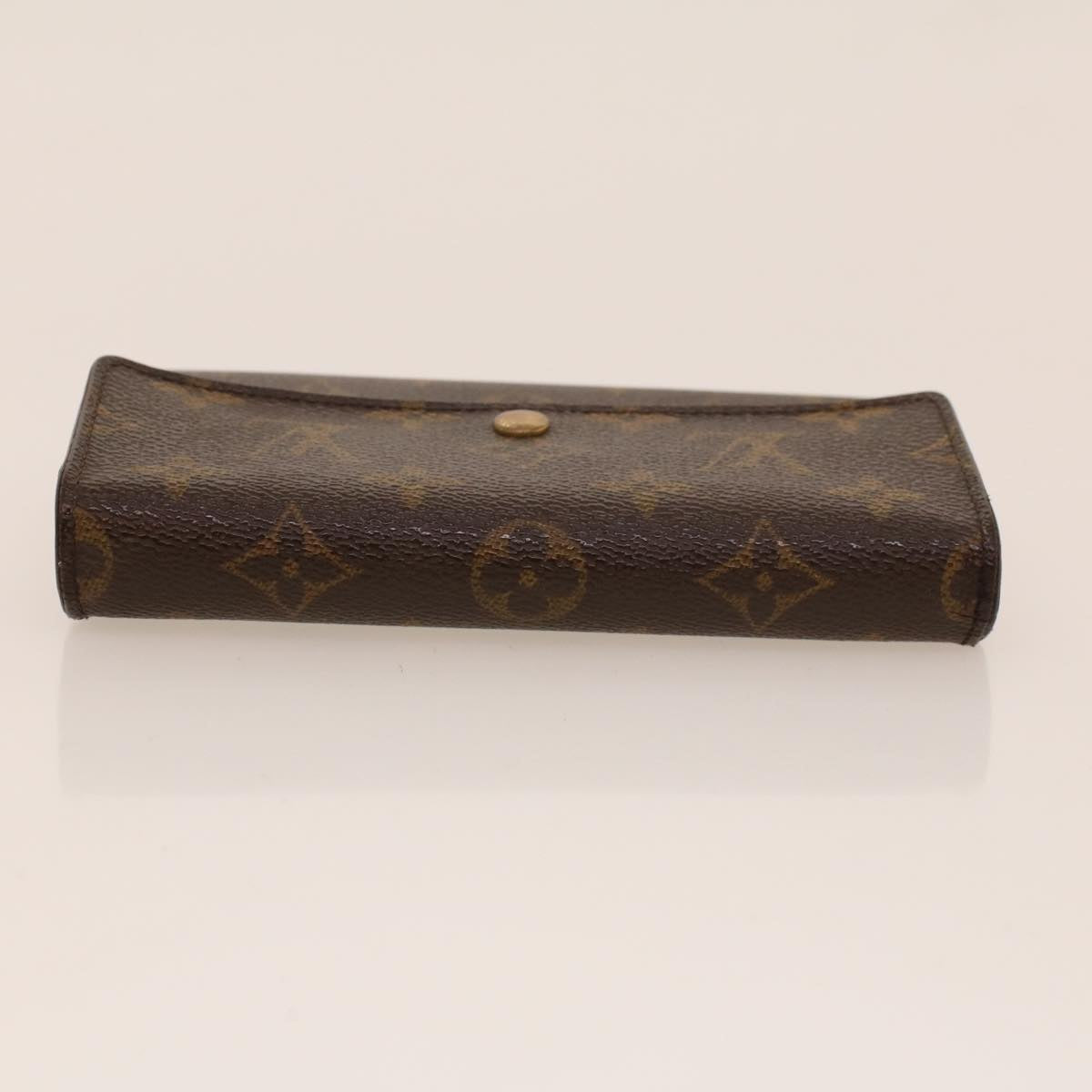 LOUIS VUITTON Monogram Porte Tresor Etui Papie Wallet M61202 LV Auth 42029