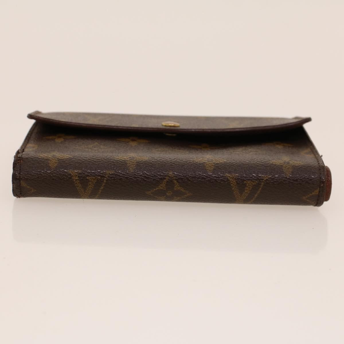 LOUIS VUITTON Monogram Porte Tresor Etui Papie Wallet M61202 LV Auth 42029