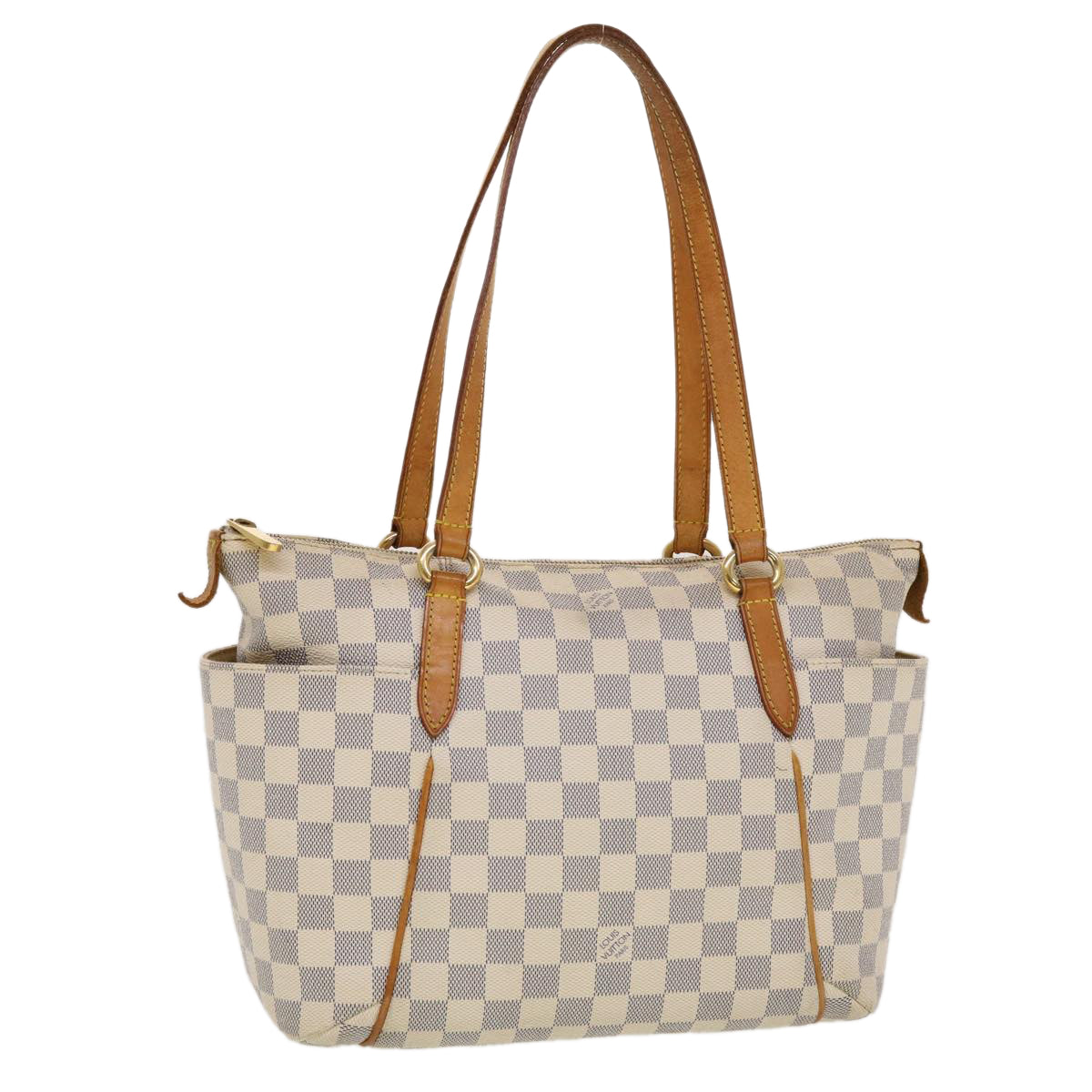 LOUIS VUITTON Damier Azur Totally PM Tote Bag N41280 LV Auth 42045