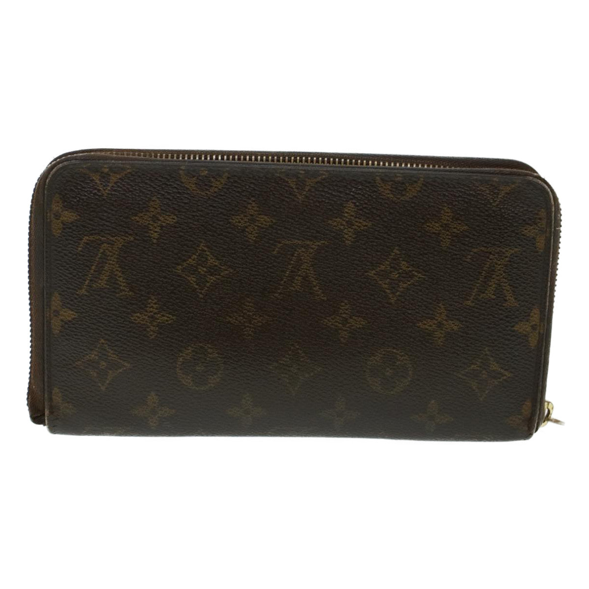 LOUIS VUITTON Monogram Zippy Organizer Long Wallet M62581 LV Auth 42048