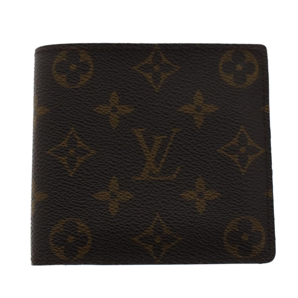 LOUIS VUITTON Monogram Portefeuille Marco Bifold Wallet M61675 LV Auth 42056