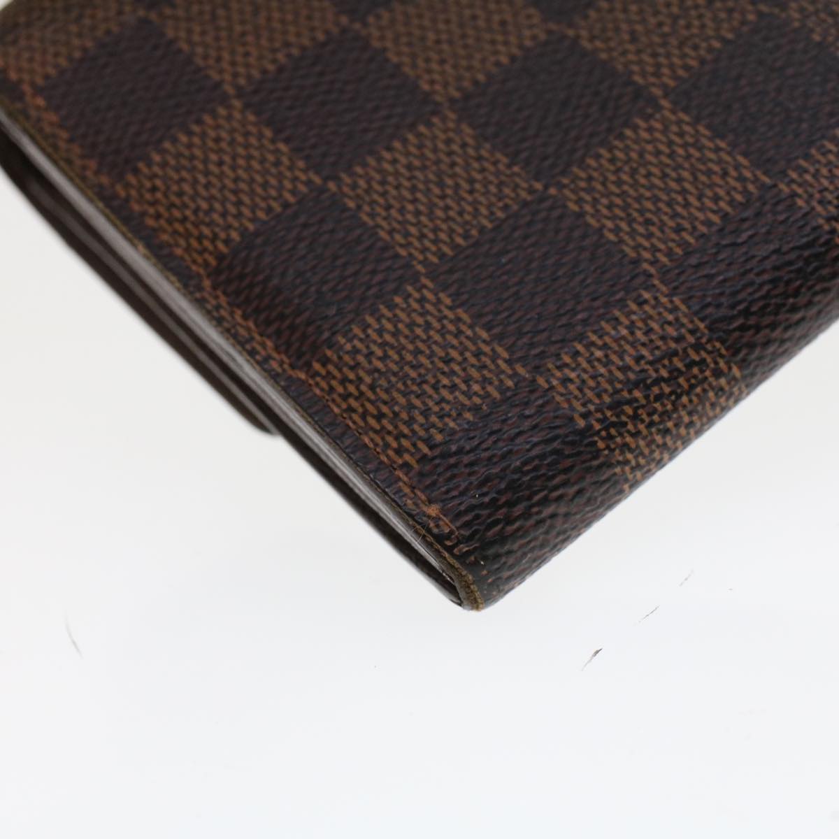 LOUIS VUITTON Damier Ebene Portefeuille Sarah Long Wallet N61734 LV Auth 42065