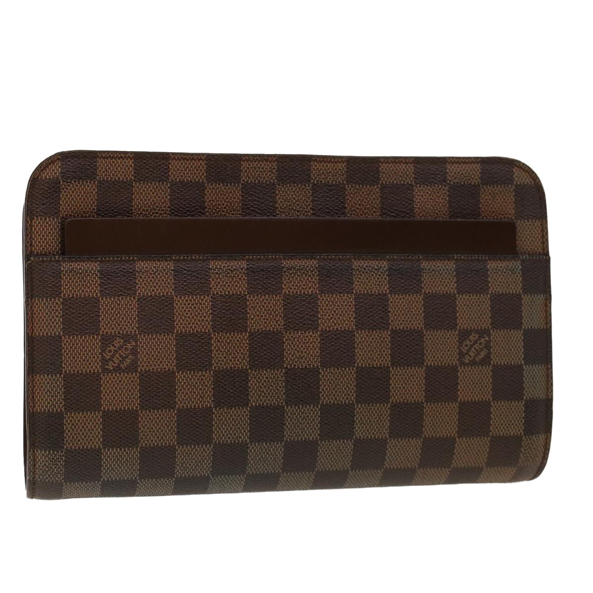 LOUIS VUITTON Damier Ebene Saint Louis Clutch Bag N51993 LV Auth 42070