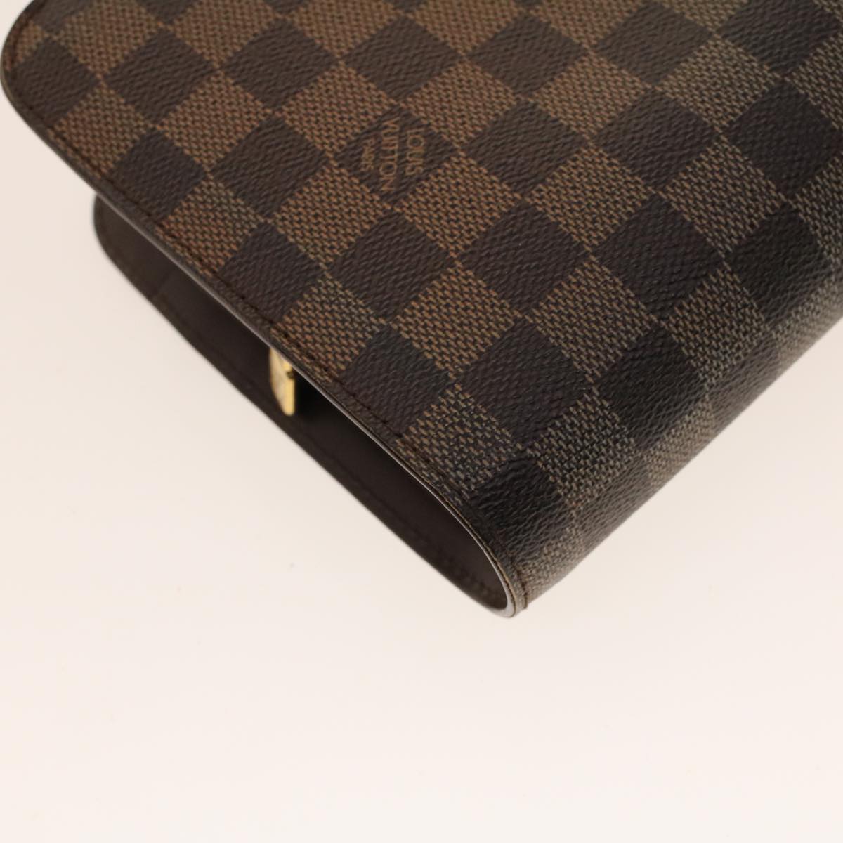 LOUIS VUITTON Damier Ebene Saint Louis Clutch Bag N51993 LV Auth 42070