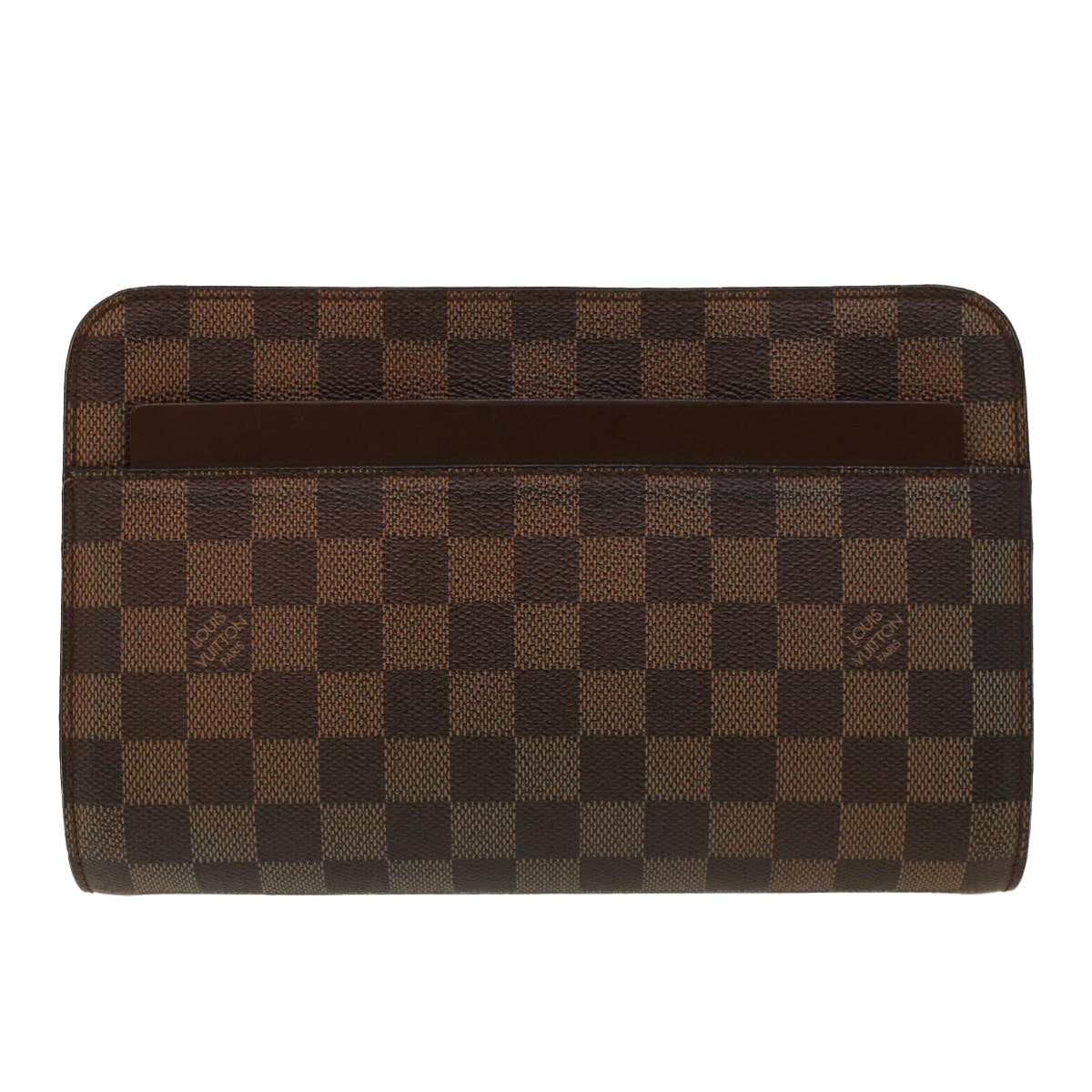 LOUIS VUITTON Damier Ebene Saint Louis Clutch Bag N51993 LV Auth 42070