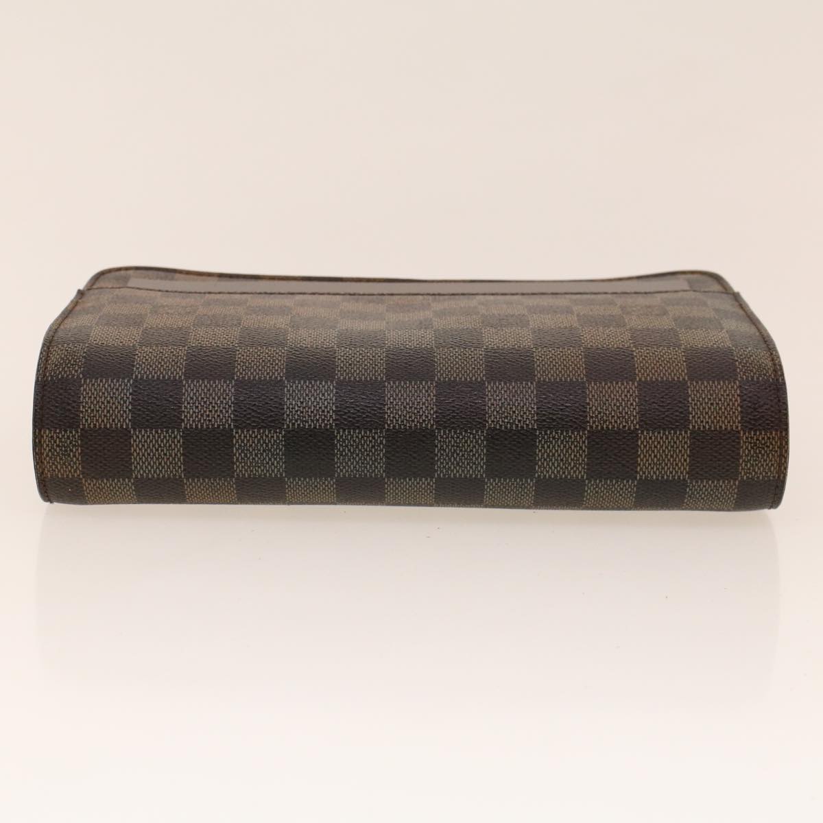 LOUIS VUITTON Damier Ebene Saint Louis Clutch Bag N51993 LV Auth 42070