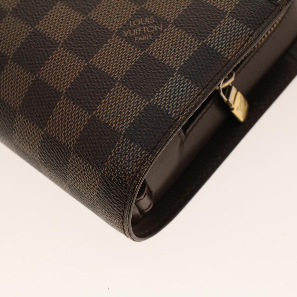 LOUIS VUITTON Damier Ebene Saint Louis Clutch Bag N51993 LV Auth 42070