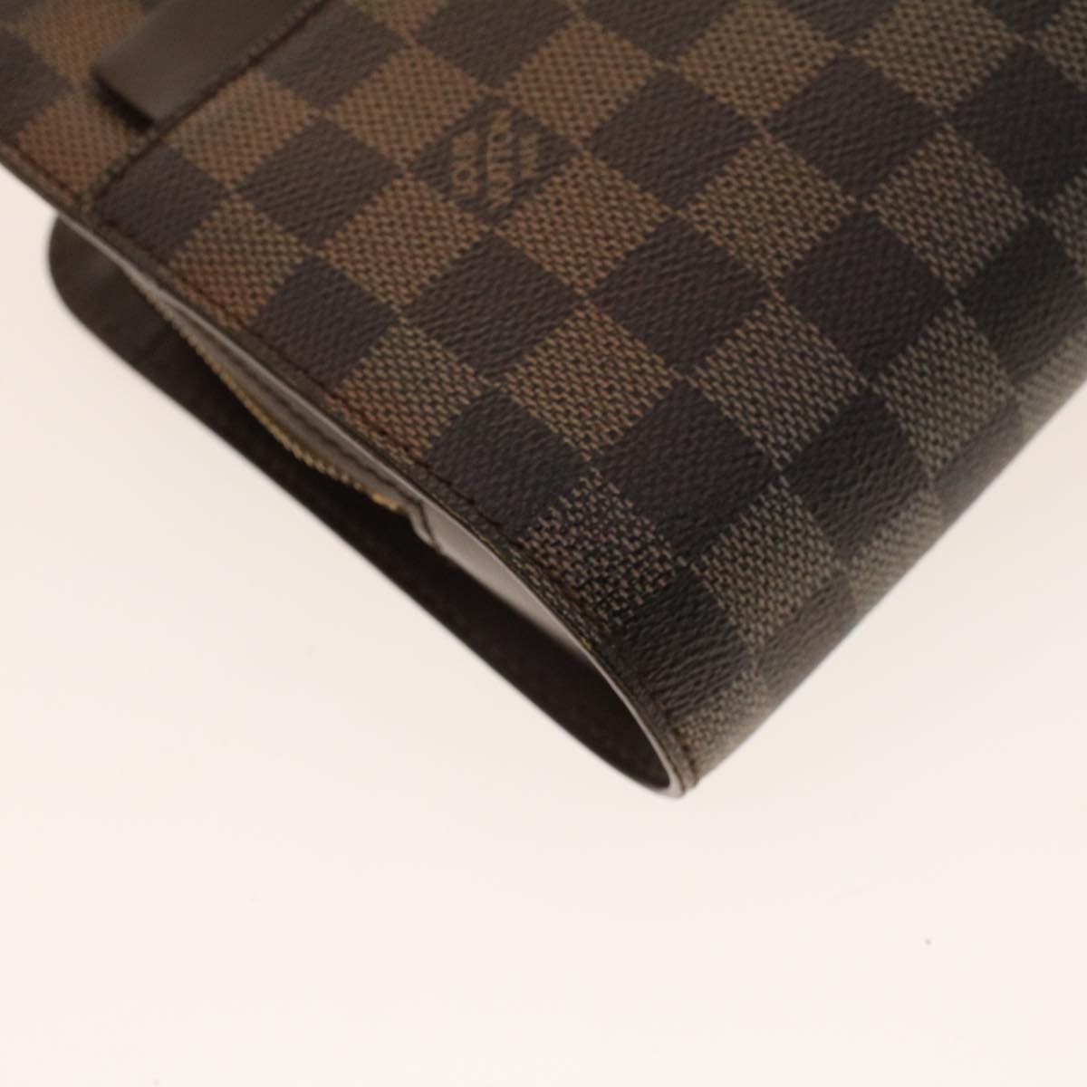 LOUIS VUITTON Damier Ebene Saint Louis Clutch Bag N51993 LV Auth 42070