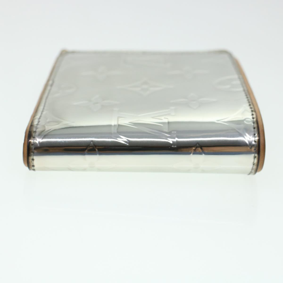 LOUIS VUITTON Mirror Portefeuille Slender Bifold Wallet Silver M80806 LV 42083