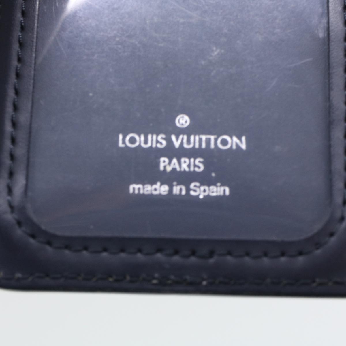 LOUIS VUITTON Savanna Chapman Brothers Porte Badge Pass Case Black M67902 42119