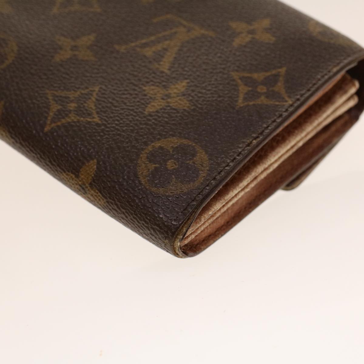 LOUIS VUITTON Monogram Portefeuille Sarah Long Wallet M60531 LV Auth 42120