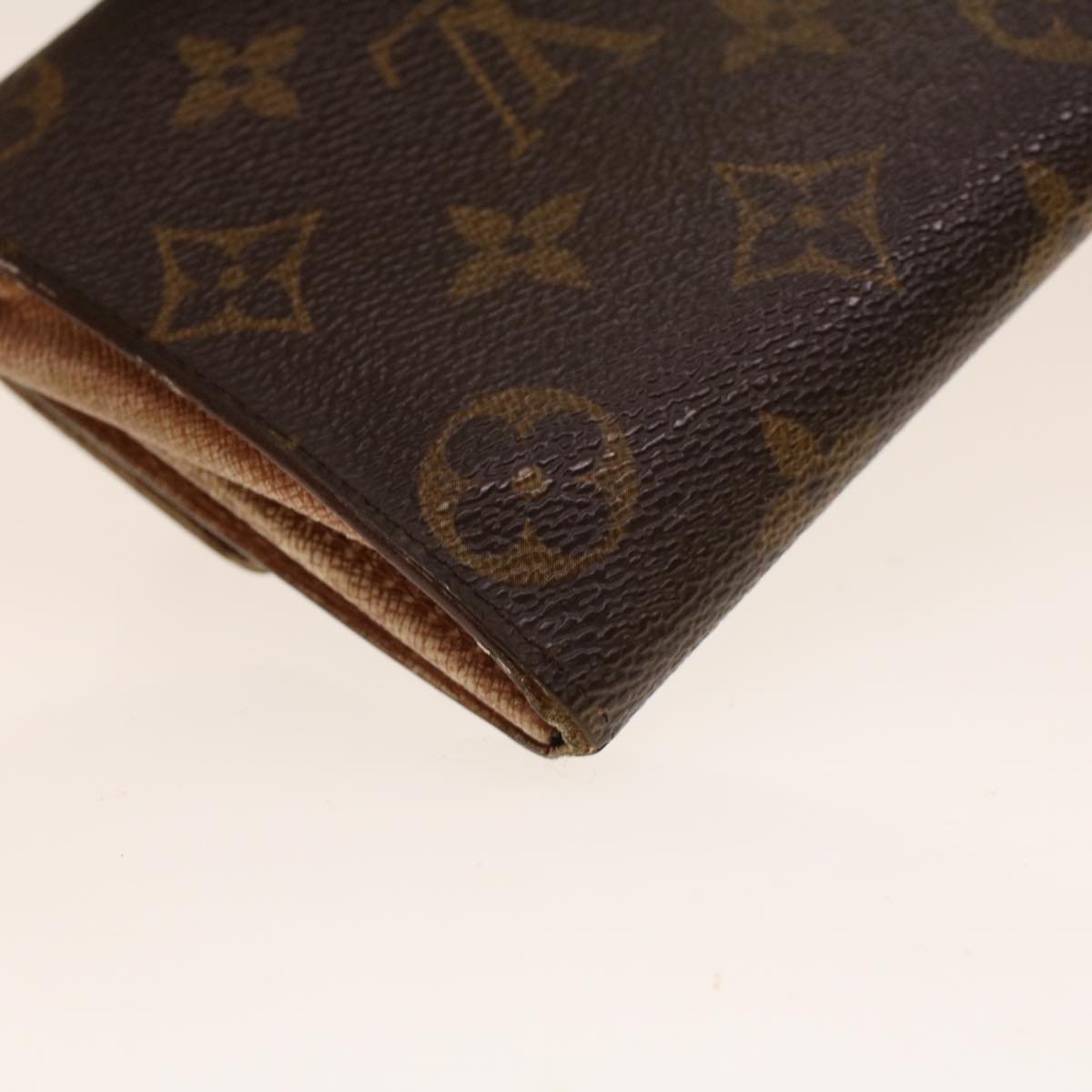 LOUIS VUITTON Monogram Portefeuille Sarah Long Wallet M60531 LV Auth 42120