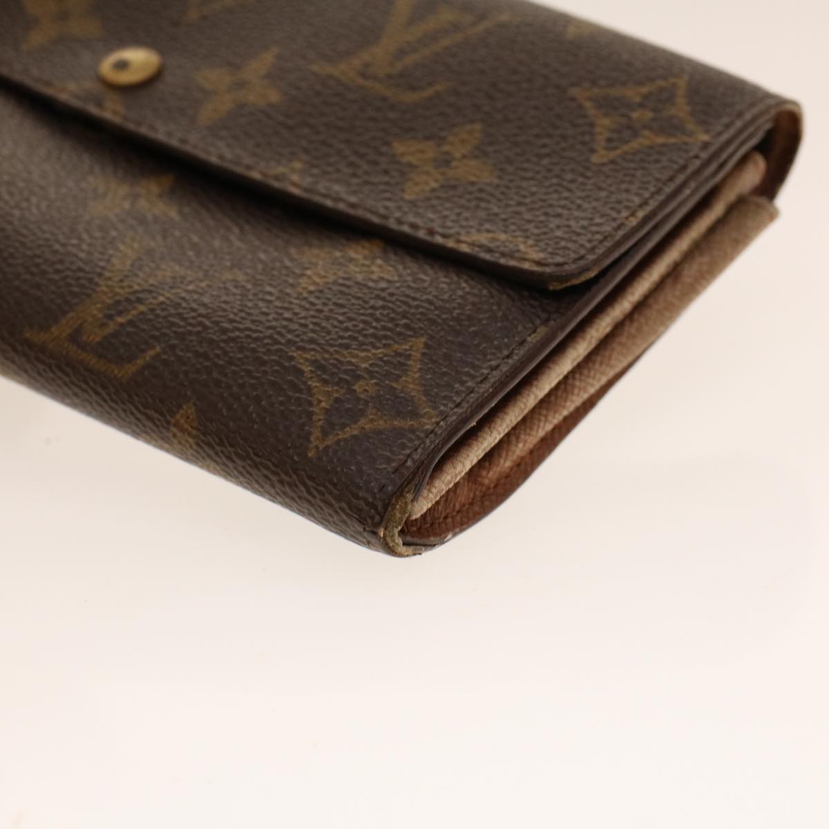 LOUIS VUITTON Monogram Portefeuille Sarah Long Wallet M60531 LV Auth 42120