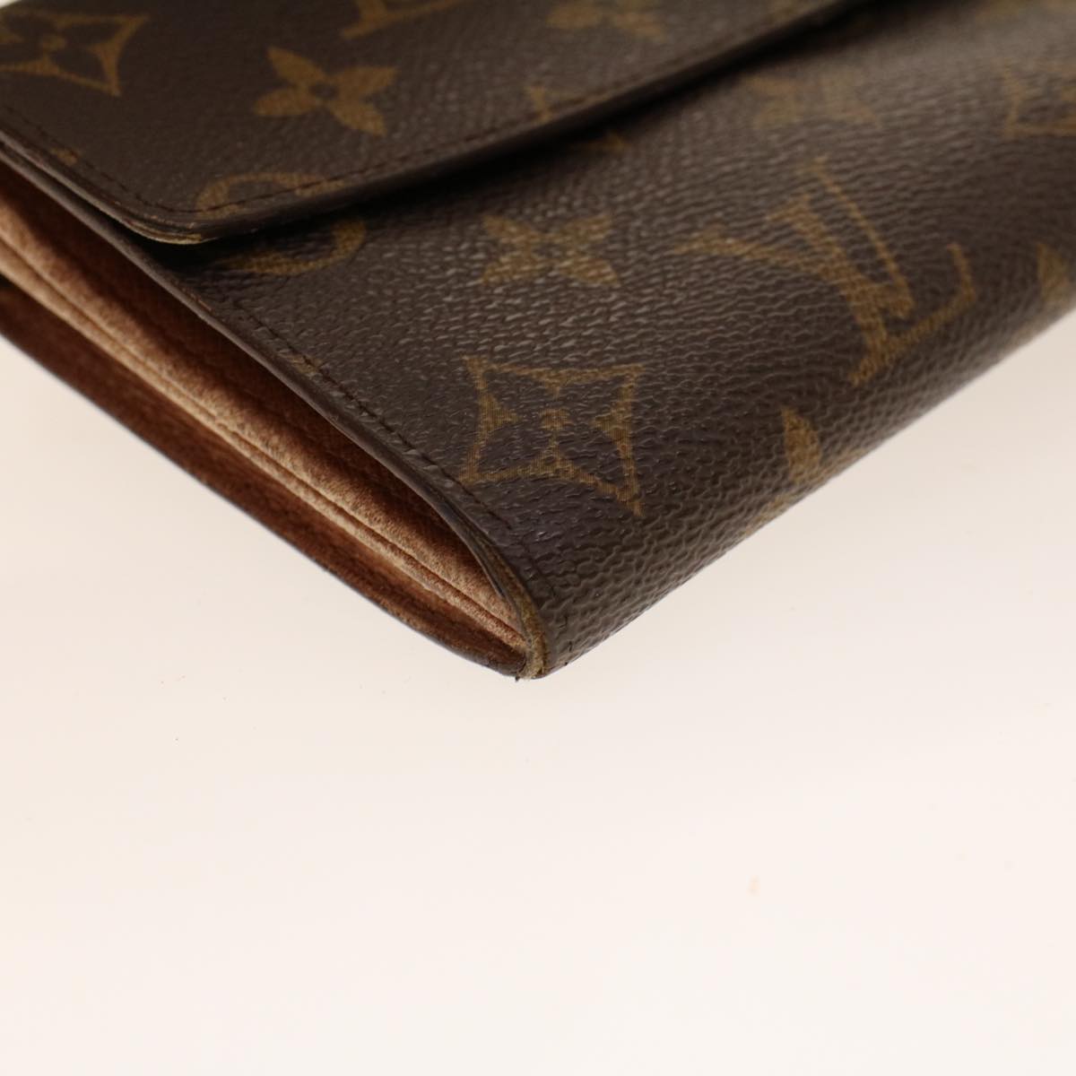 LOUIS VUITTON Monogram Portefeuille Sarah Long Wallet M60531 LV Auth 42120