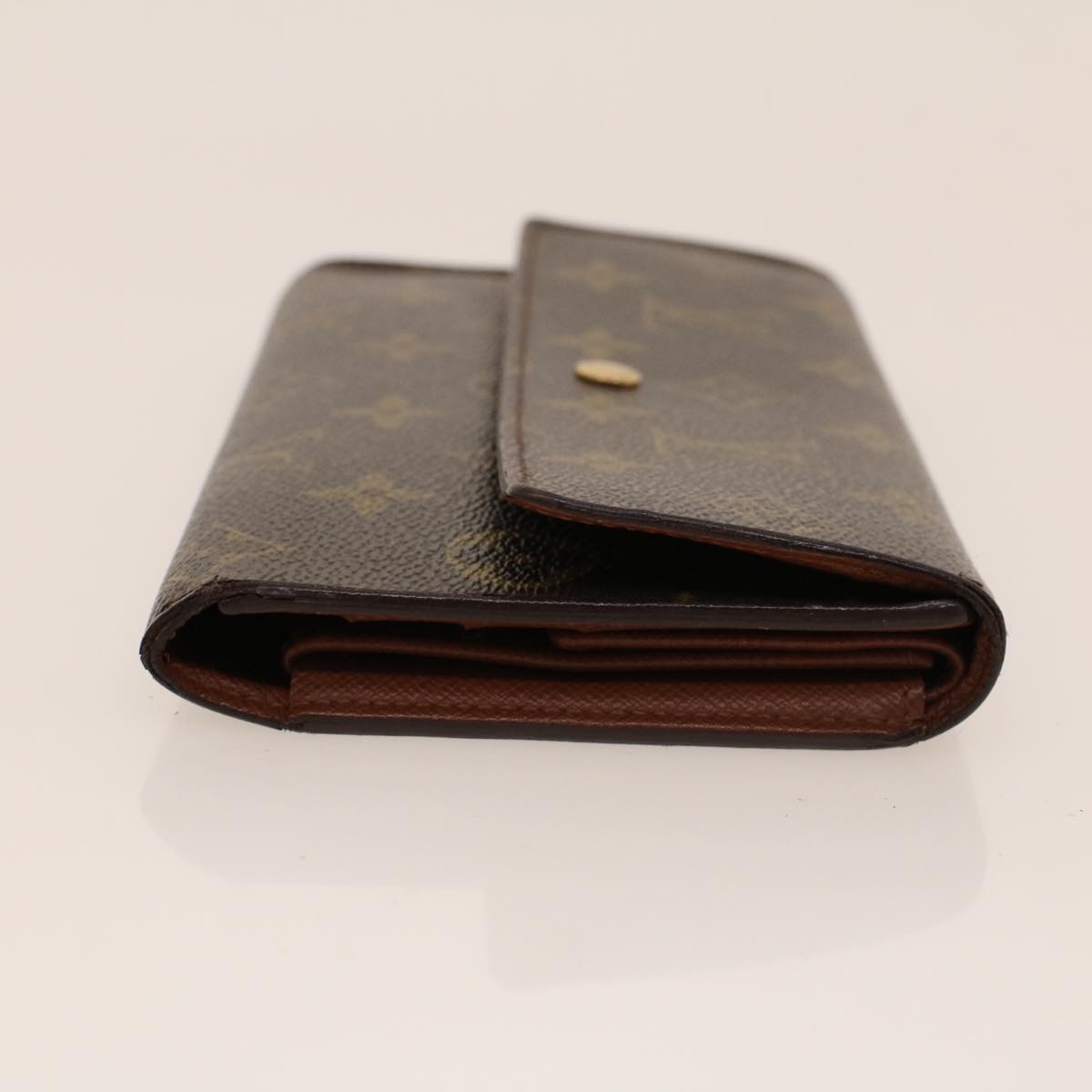 LOUIS VUITTON Monogram Portefeuille International Long Wallet M61217 Auth 42121