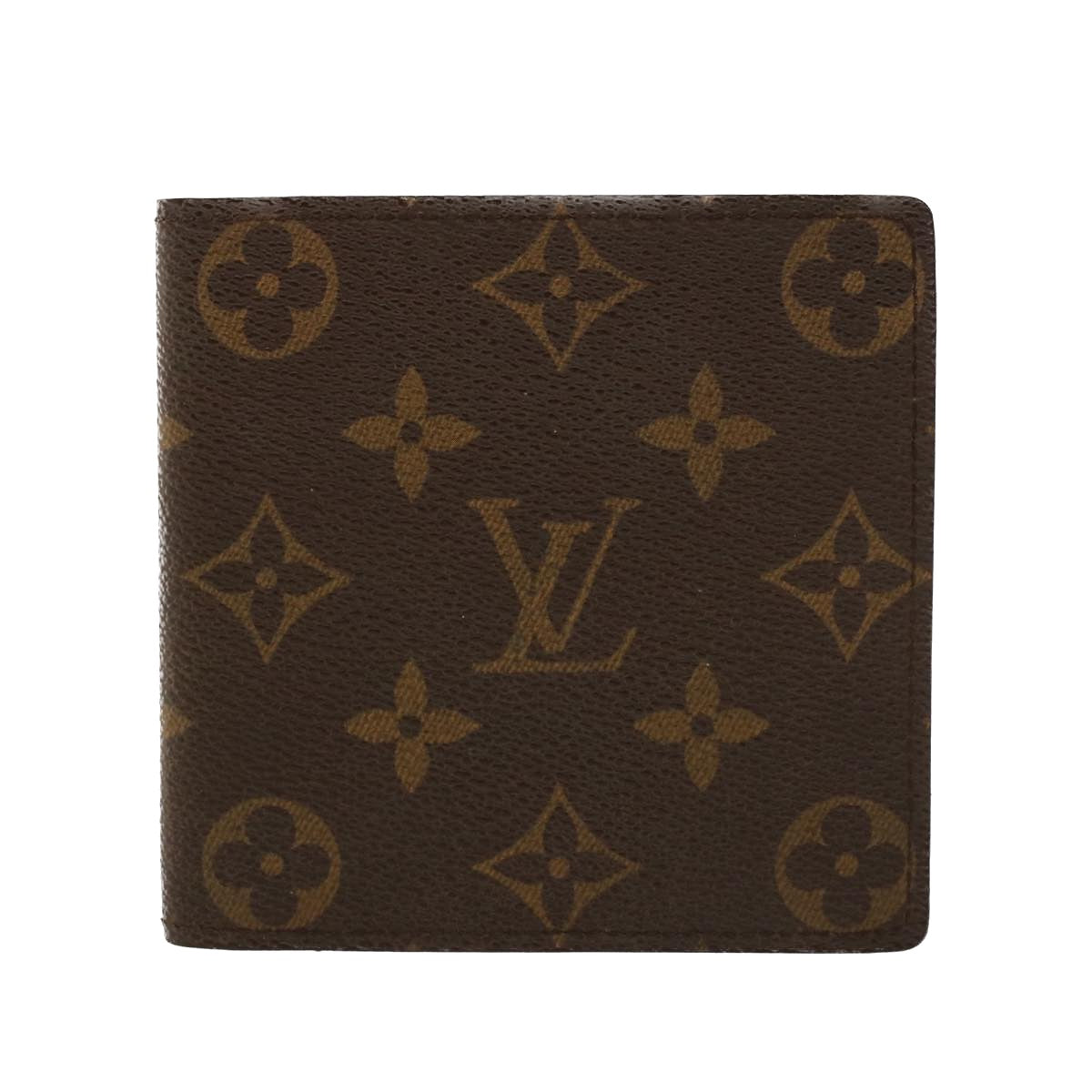 LOUIS VUITTON Monogram Portefeuille Marco Bifold Wallet M61675 LV Auth 42123